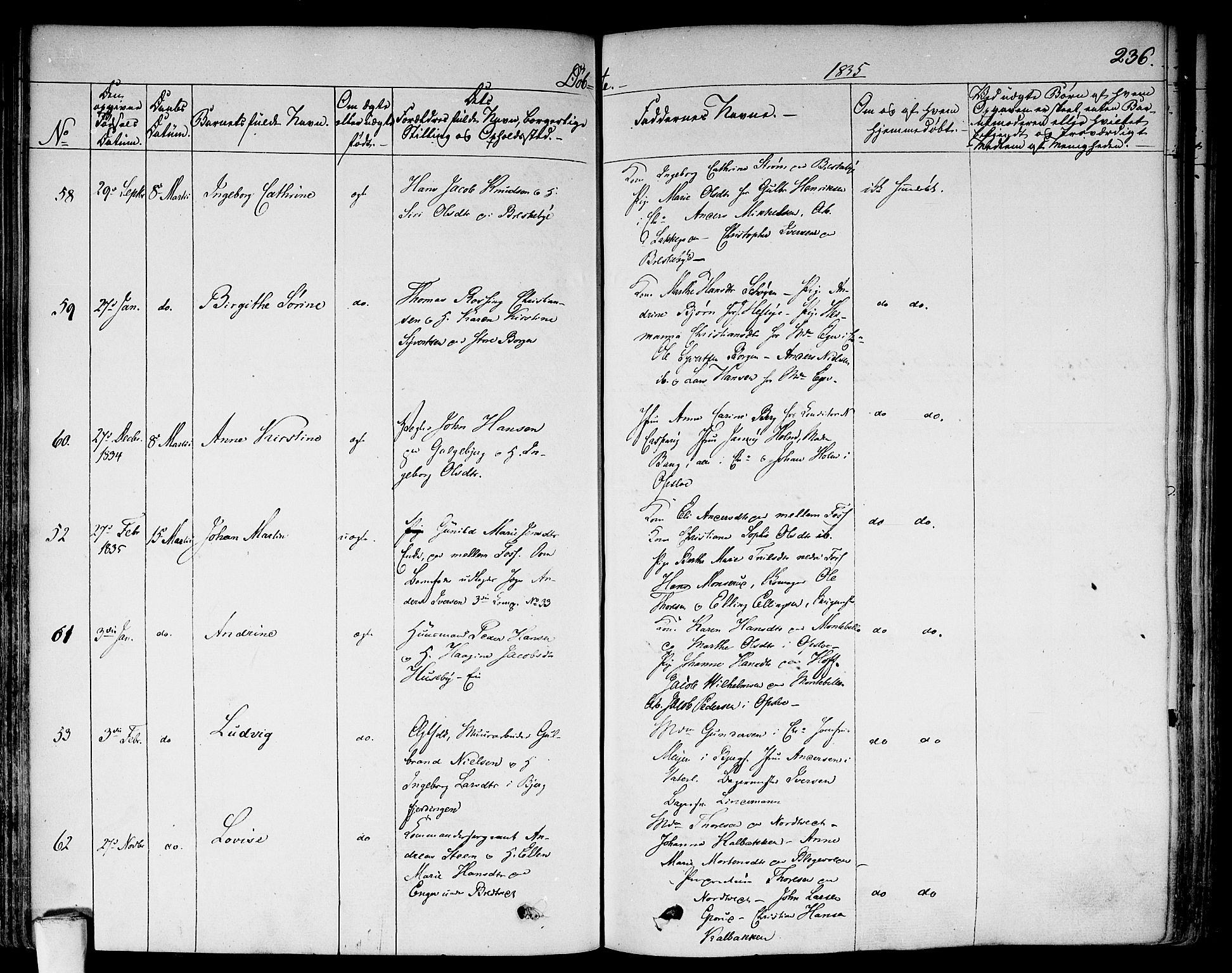 Aker prestekontor kirkebøker, AV/SAO-A-10861/F/L0013: Parish register (official) no. 13, 1828-1837, p. 236