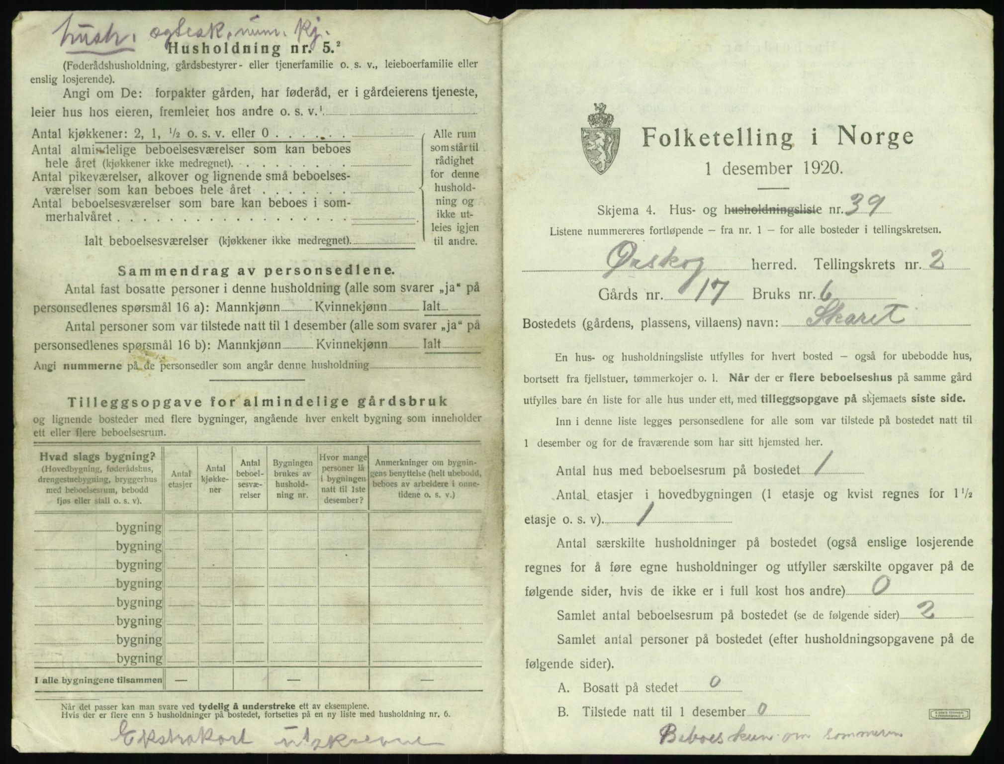 SAT, 1920 census for Ørskog, 1920, p. 202