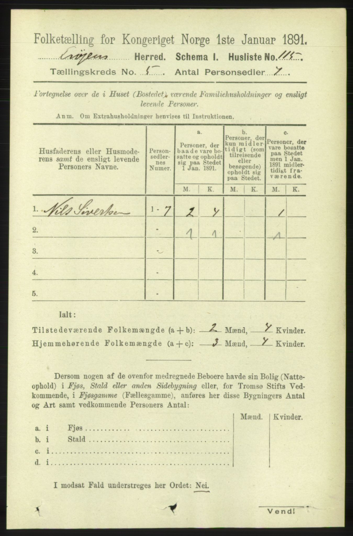 RA, 1891 census for 1619 Frøya, 1891, p. 3352