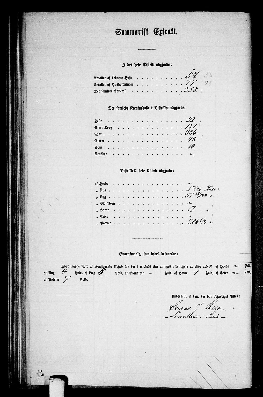 RA, 1865 census for Lurøy, 1865, p. 45