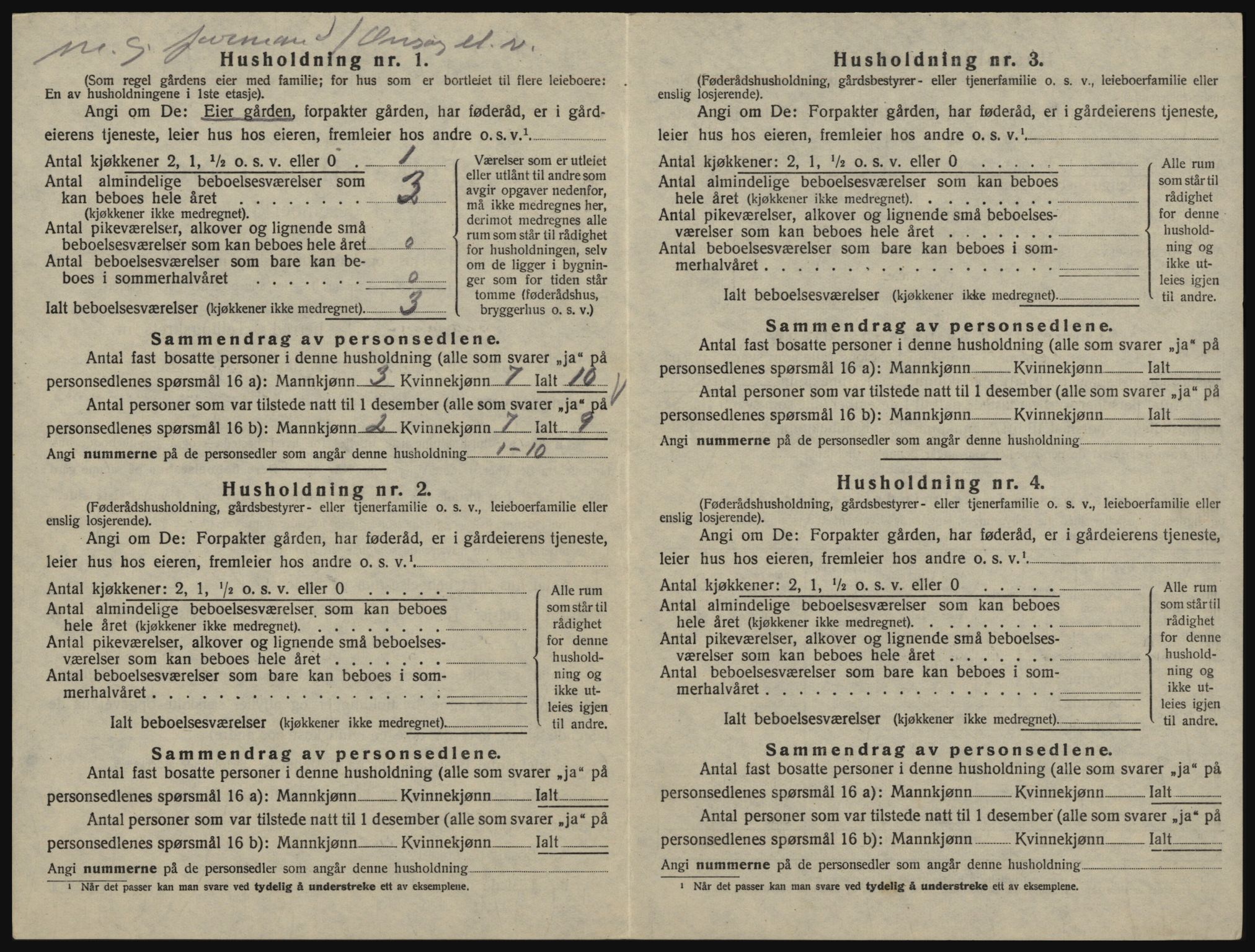 SAO, 1920 census for Glemmen, 1920, p. 2806