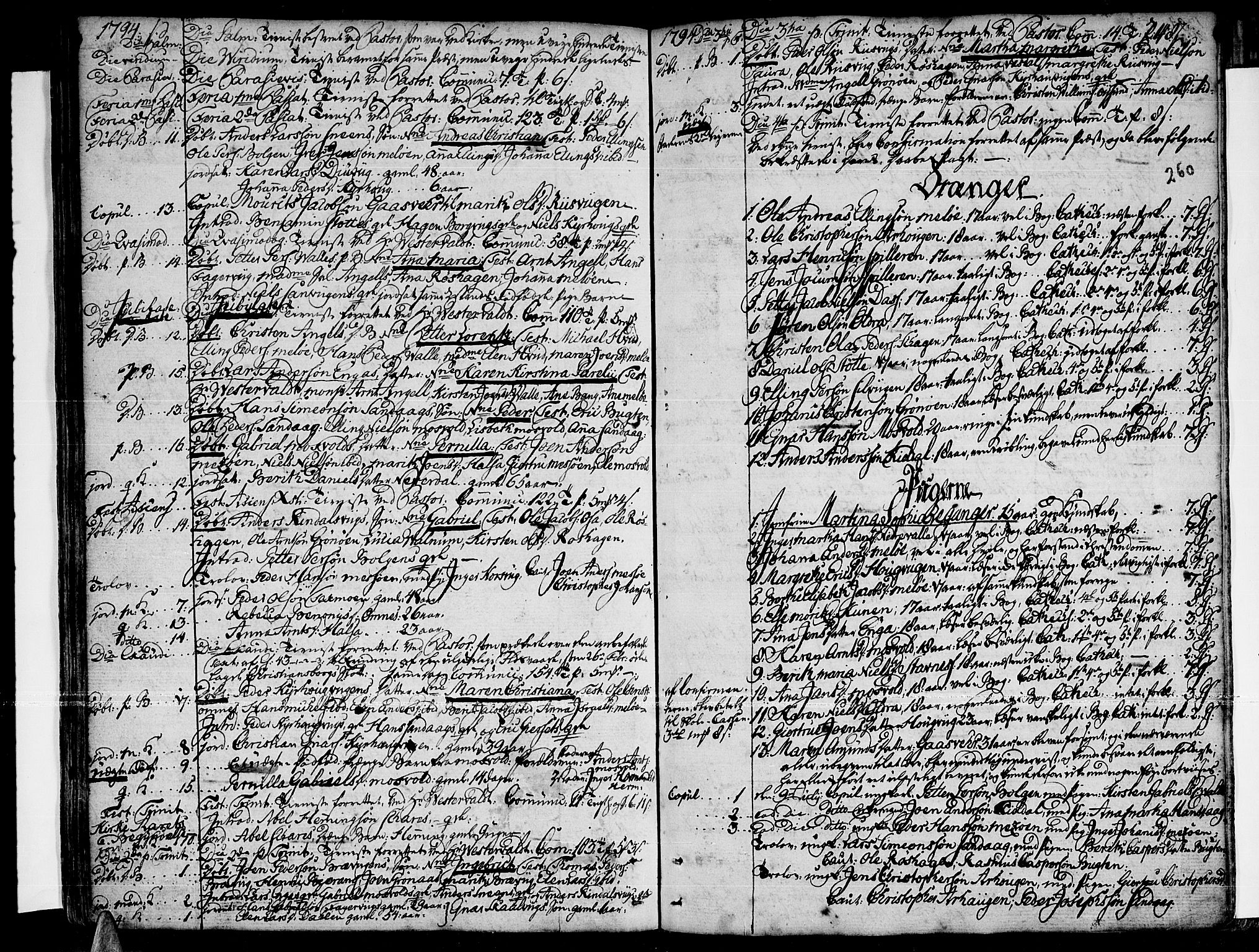 Ministerialprotokoller, klokkerbøker og fødselsregistre - Nordland, SAT/A-1459/841/L0591: Parish register (official) no. 841A03 /2, 1777-1819, p. 259-260