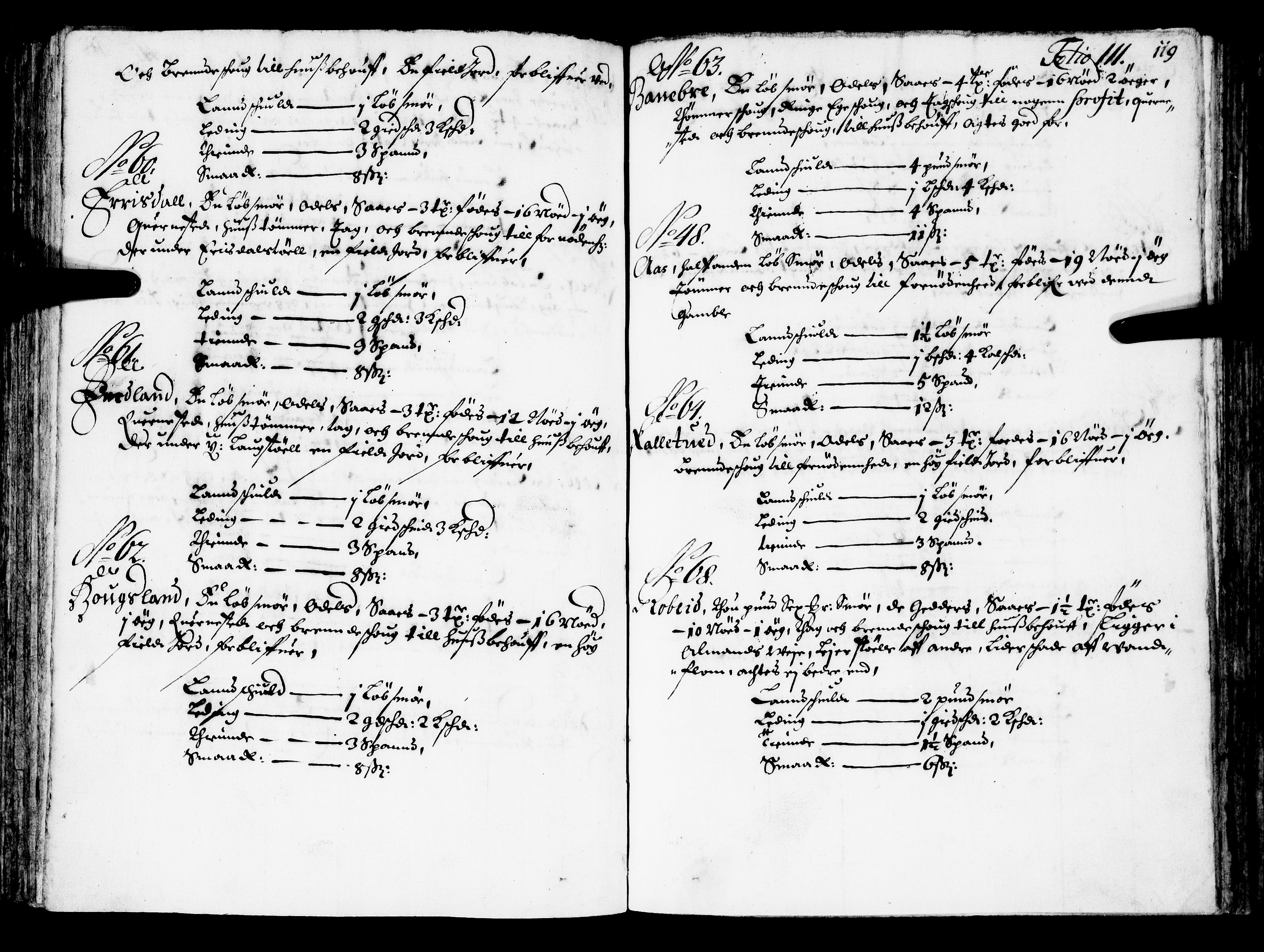 Rentekammeret inntil 1814, Realistisk ordnet avdeling, AV/RA-EA-4070/N/Nb/Nba/L0033: Ryfylke fogderi, 1668, p. 110b-111a