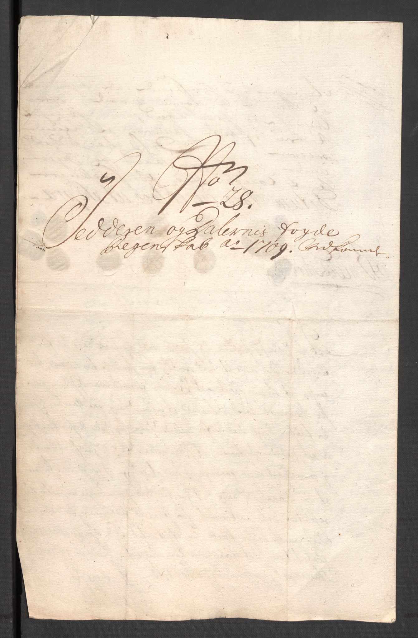 Rentekammeret inntil 1814, Reviderte regnskaper, Fogderegnskap, AV/RA-EA-4092/R46/L2734: Fogderegnskap Jæren og Dalane, 1709-1710, p. 109