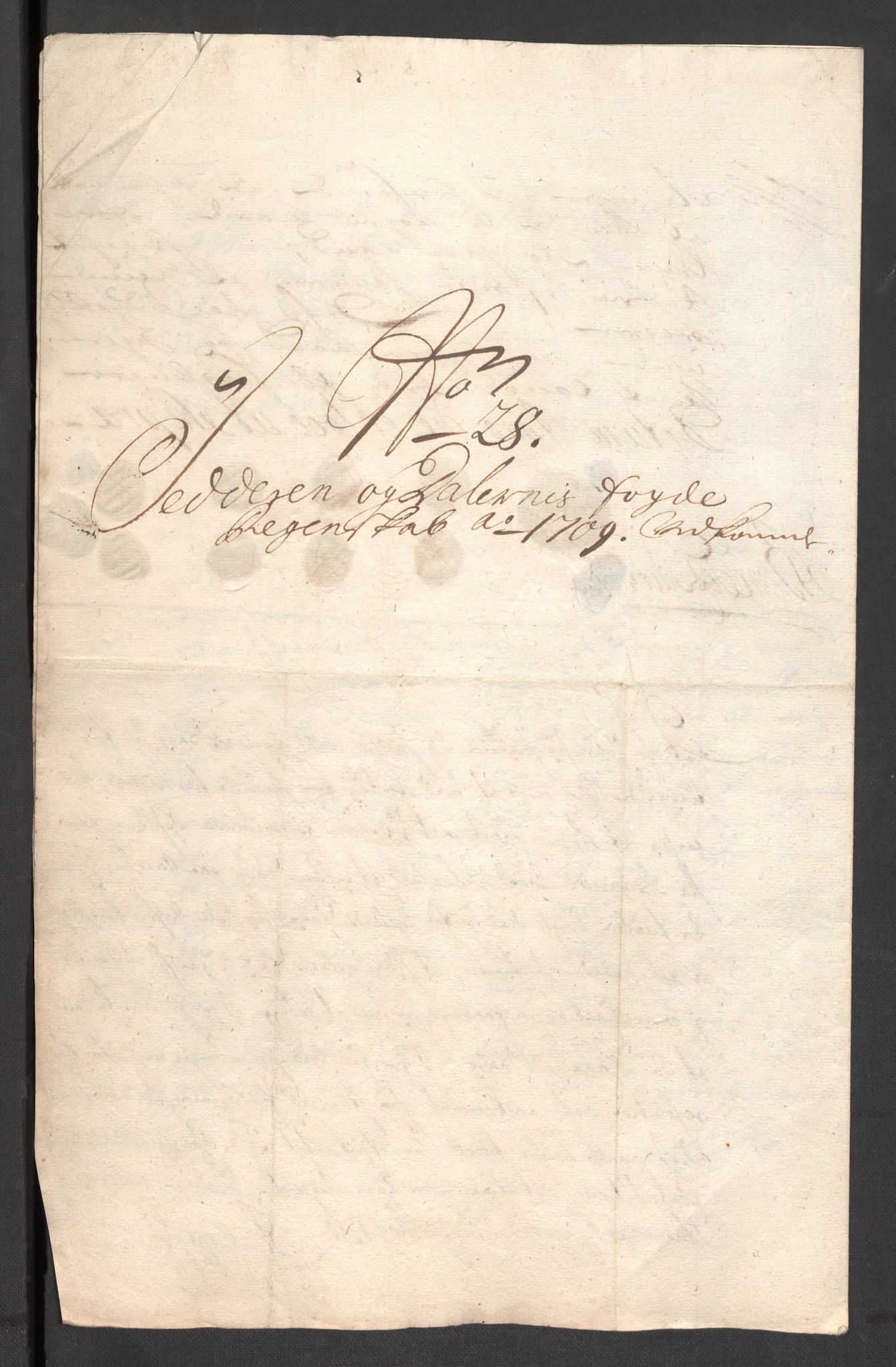 Rentekammeret inntil 1814, Reviderte regnskaper, Fogderegnskap, AV/RA-EA-4092/R46/L2734: Fogderegnskap Jæren og Dalane, 1709-1710, p. 109