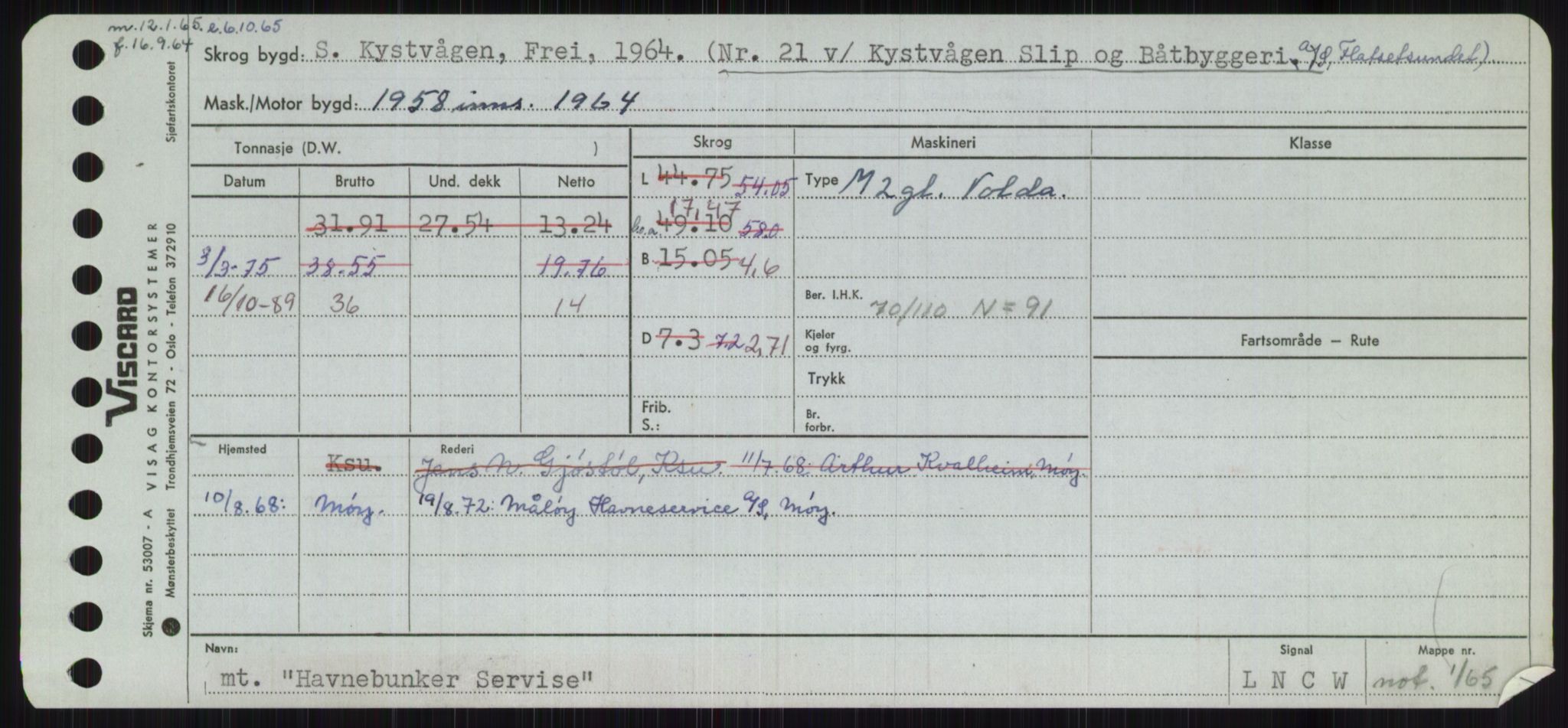 Sjøfartsdirektoratet med forløpere, Skipsmålingen, AV/RA-S-1627/H/Ha/L0002/0002: Fartøy, Eik-Hill / Fartøy, G-Hill, p. 669