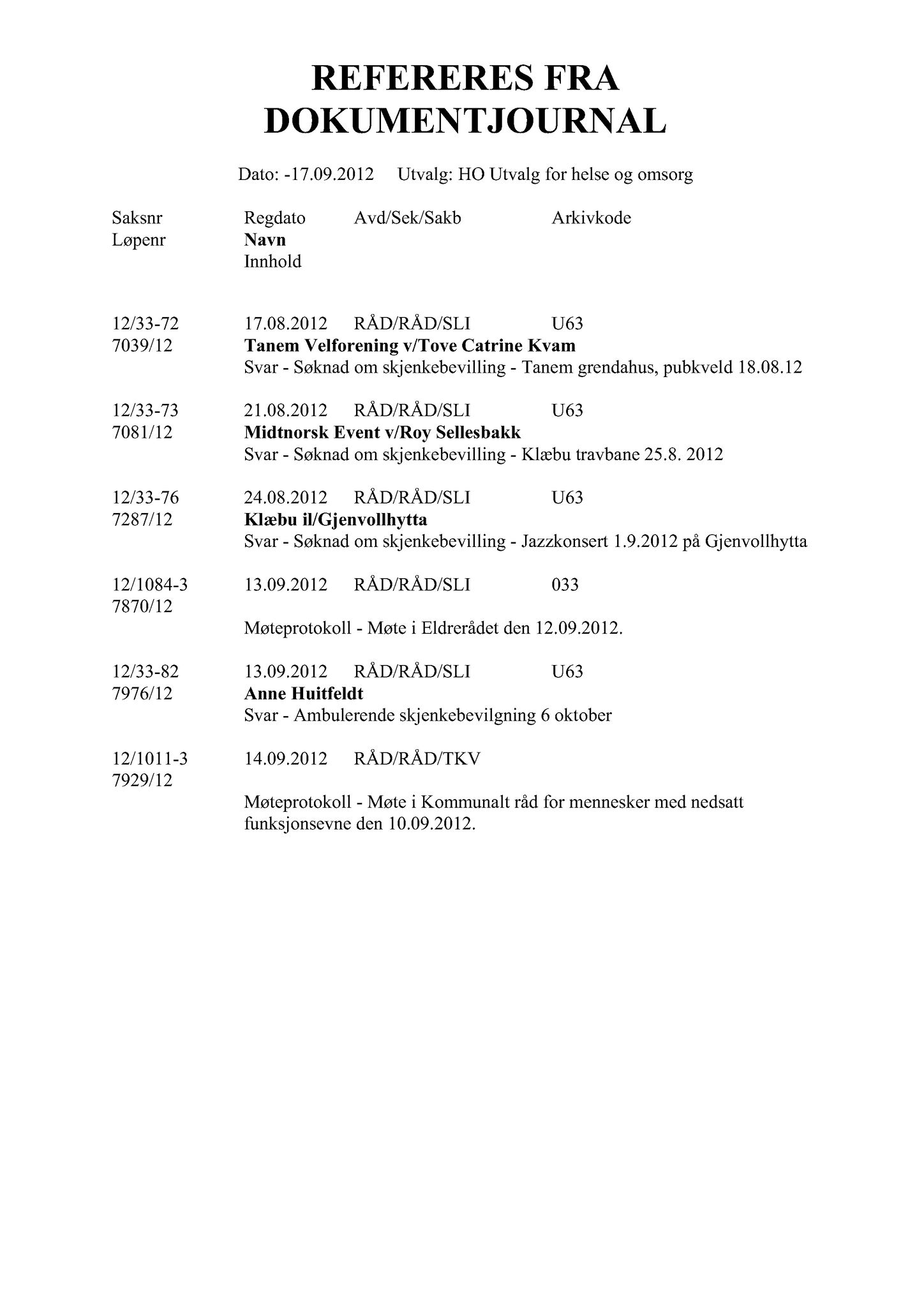 Klæbu Kommune, TRKO/KK/05-UOm/L003: Utvalg for omsorg - Møtedokumenter, 2012, p. 435