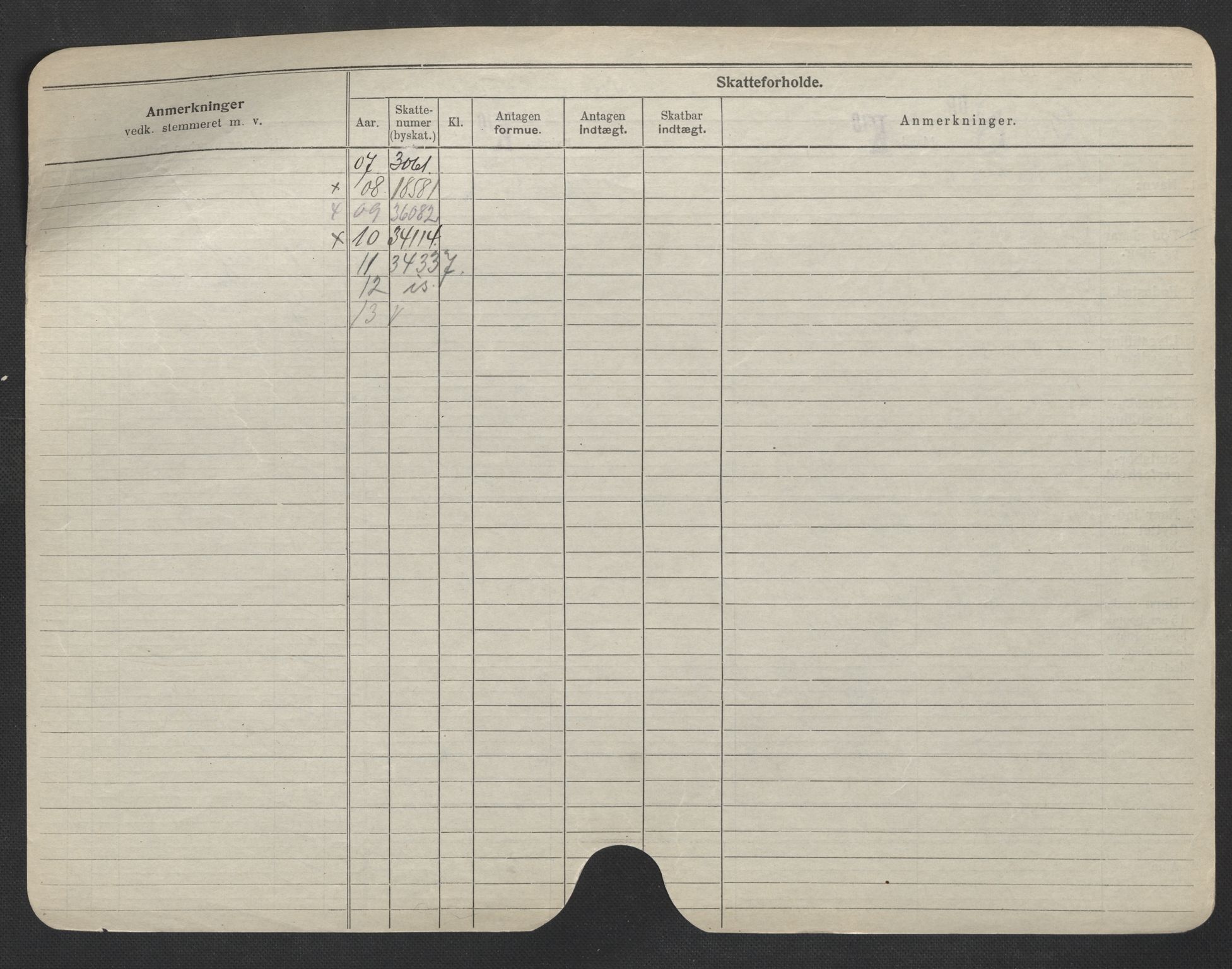 Oslo folkeregister, Registerkort, AV/SAO-A-11715/F/Fa/Fac/L0007: Menn, 1906-1914, p. 671b