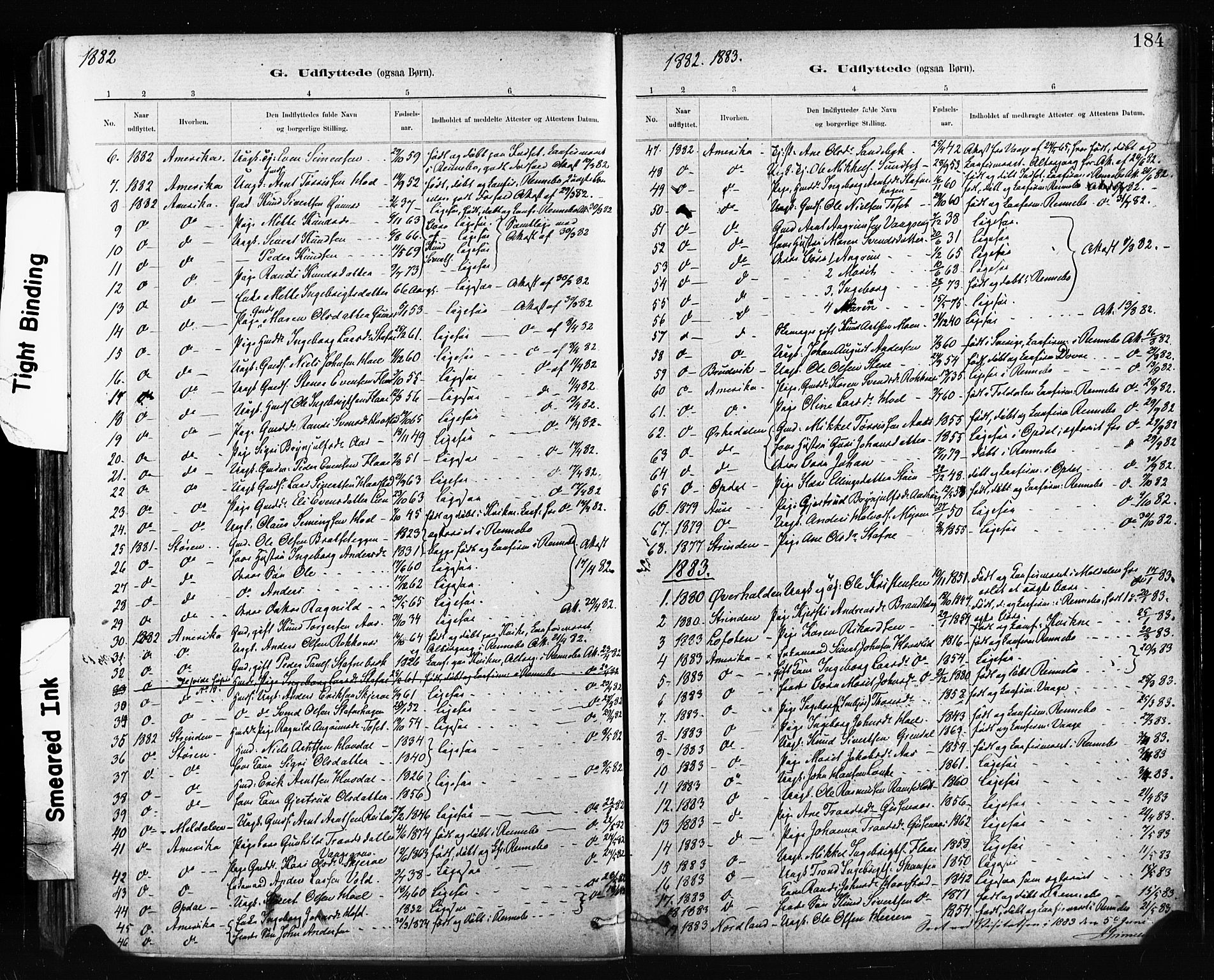 Ministerialprotokoller, klokkerbøker og fødselsregistre - Sør-Trøndelag, SAT/A-1456/674/L0871: Parish register (official) no. 674A03, 1880-1896, p. 184