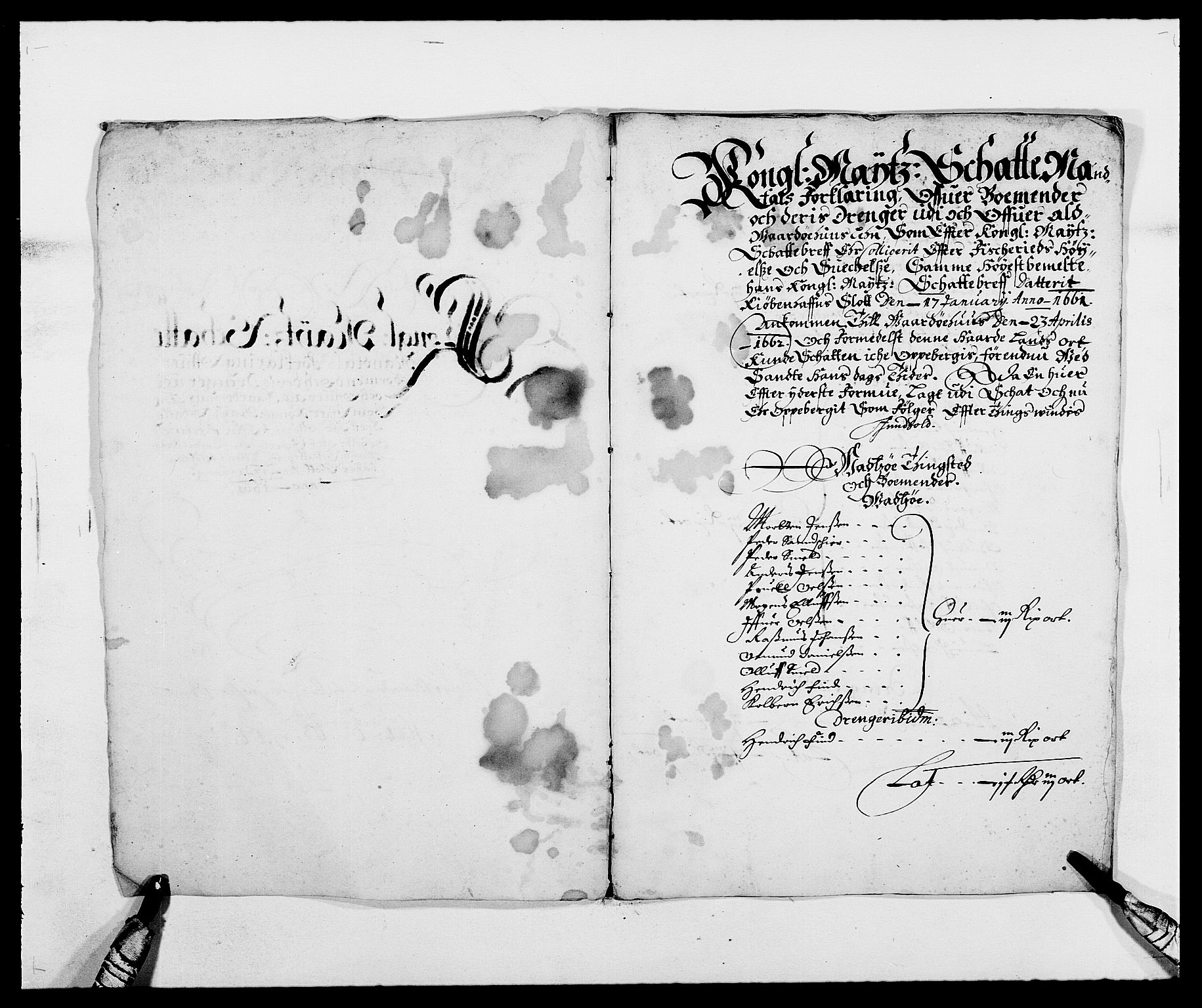 Rentekammeret inntil 1814, Reviderte regnskaper, Fogderegnskap, RA/EA-4092/R69/L4849: Fogderegnskap Finnmark/Vardøhus, 1661-1679, p. 11