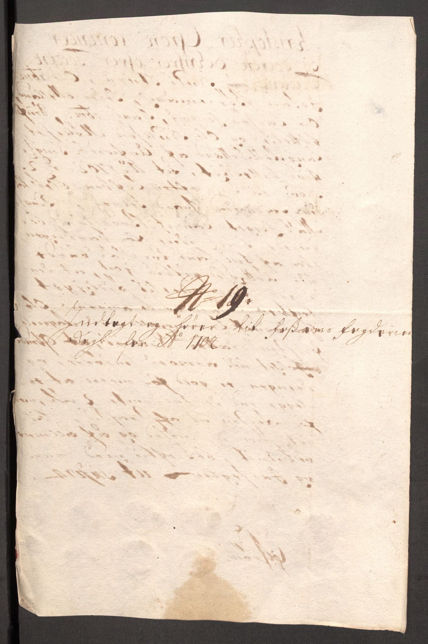 Rentekammeret inntil 1814, Reviderte regnskaper, Fogderegnskap, AV/RA-EA-4092/R57/L3855: Fogderegnskap Fosen, 1702-1703, p. 164