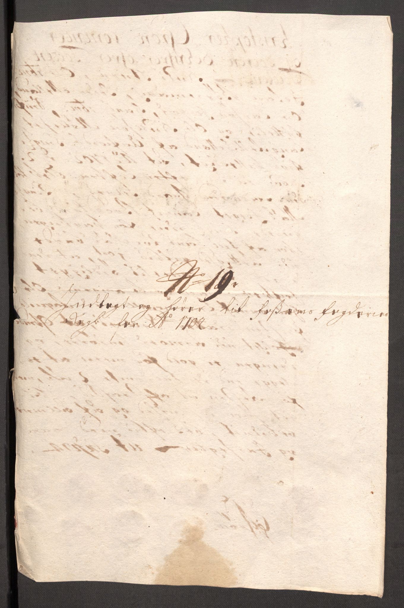 Rentekammeret inntil 1814, Reviderte regnskaper, Fogderegnskap, RA/EA-4092/R57/L3855: Fogderegnskap Fosen, 1702-1703, p. 164