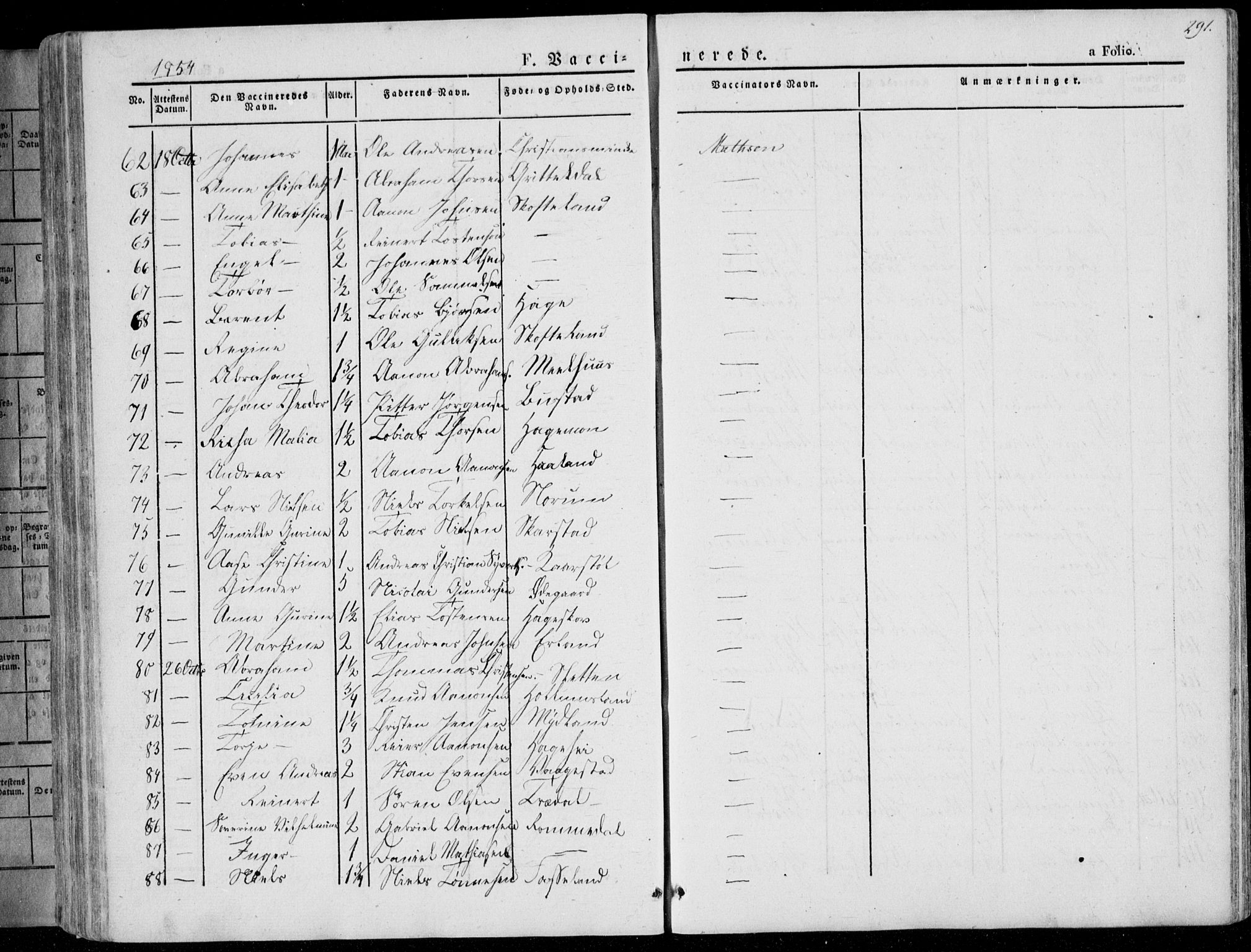 Sør-Audnedal sokneprestkontor, AV/SAK-1111-0039/F/Fa/Fab/L0006: Parish register (official) no. A 6, 1829-1855, p. 291