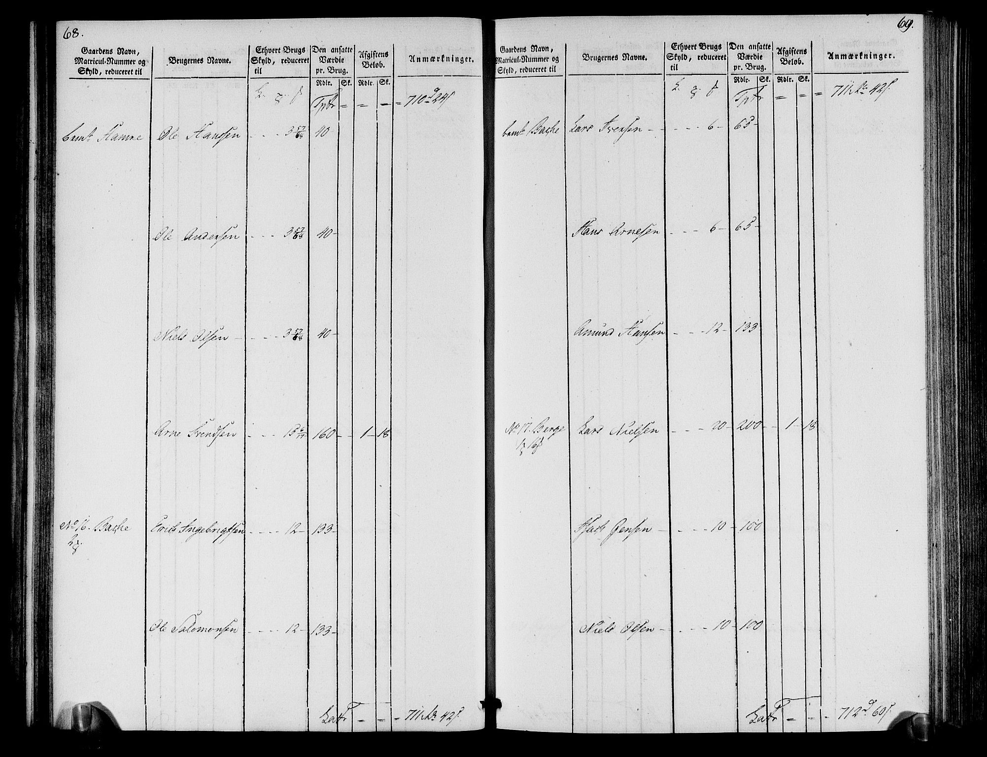 Rentekammeret inntil 1814, Realistisk ordnet avdeling, AV/RA-EA-4070/N/Ne/Nea/L0113: Nordhordland og Voss fogderi. Oppebørselsregister, 1803-1804, p. 38