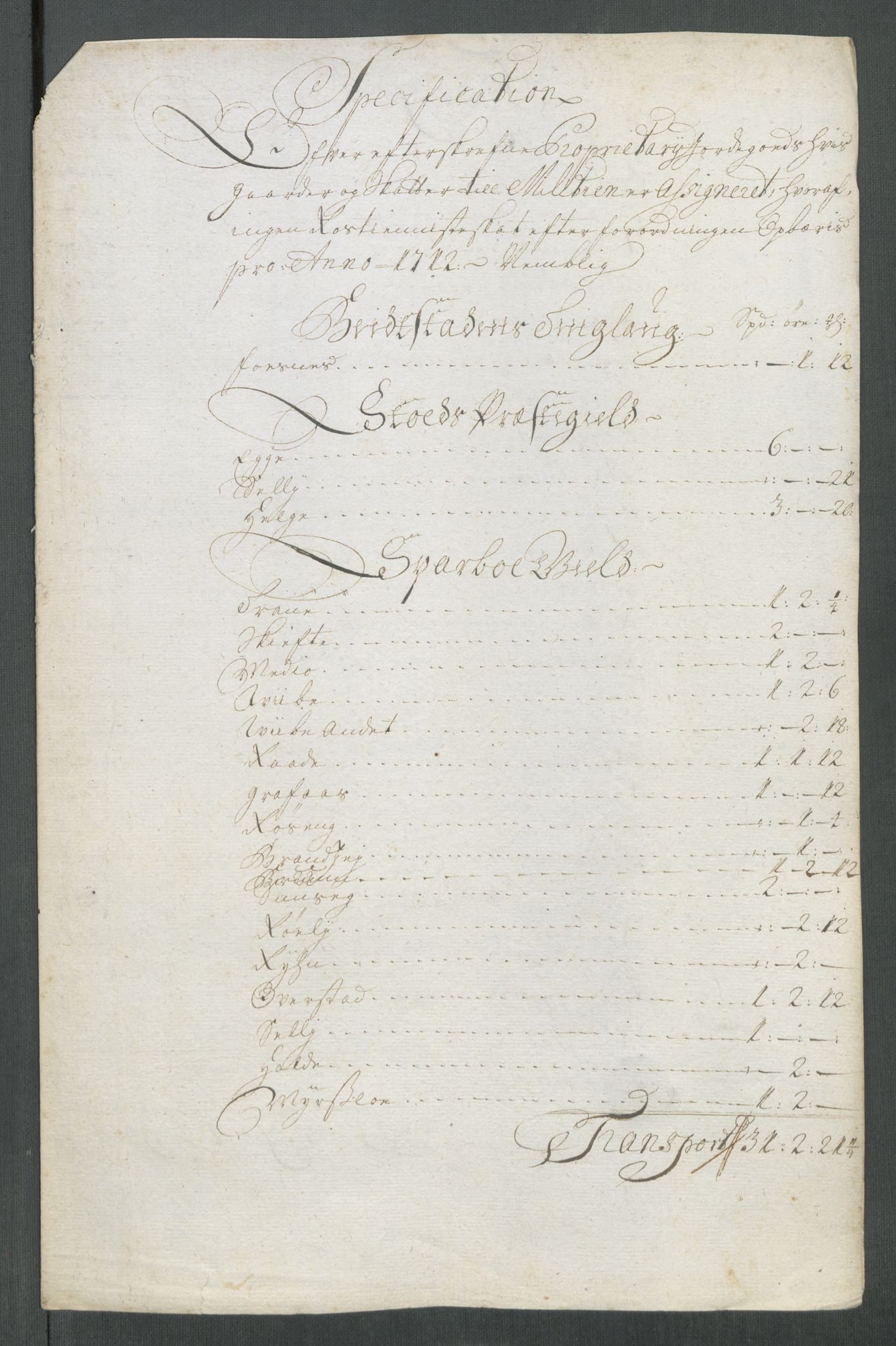 Rentekammeret inntil 1814, Reviderte regnskaper, Fogderegnskap, AV/RA-EA-4092/R63/L4320: Fogderegnskap Inderøy, 1712, p. 138