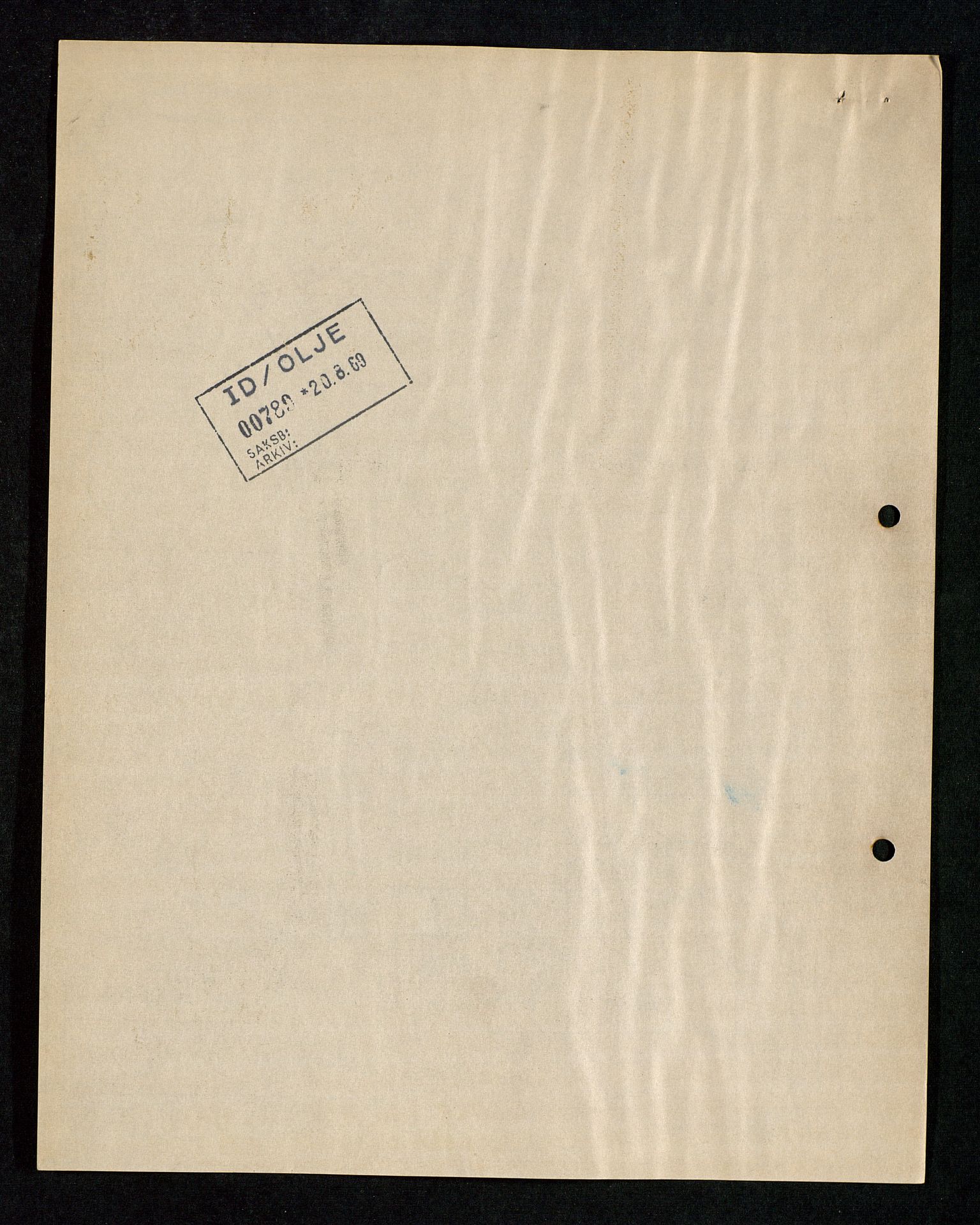 Industridepartementet, Oljekontoret, AV/SAST-A-101348/Da/L0003: Arkivnøkkel 711 Undersøkelser og utforskning, 1963-1971, p. 544