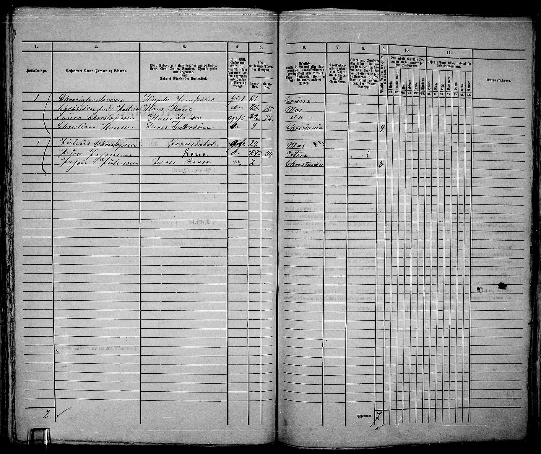 RA, 1865 census for Kristiania, 1865, p. 4777