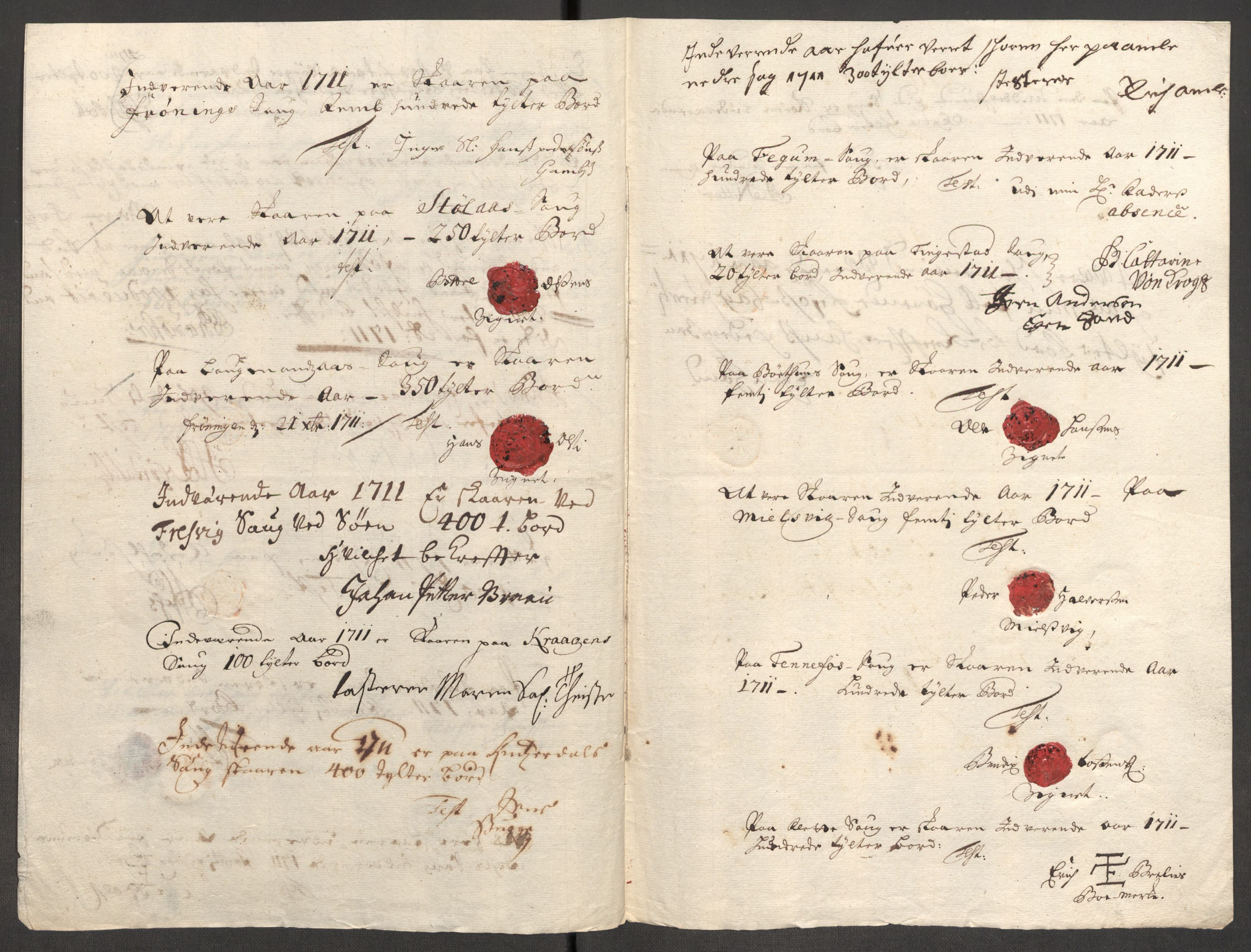 Rentekammeret inntil 1814, Reviderte regnskaper, Fogderegnskap, RA/EA-4092/R52/L3317: Fogderegnskap Sogn, 1711, p. 140