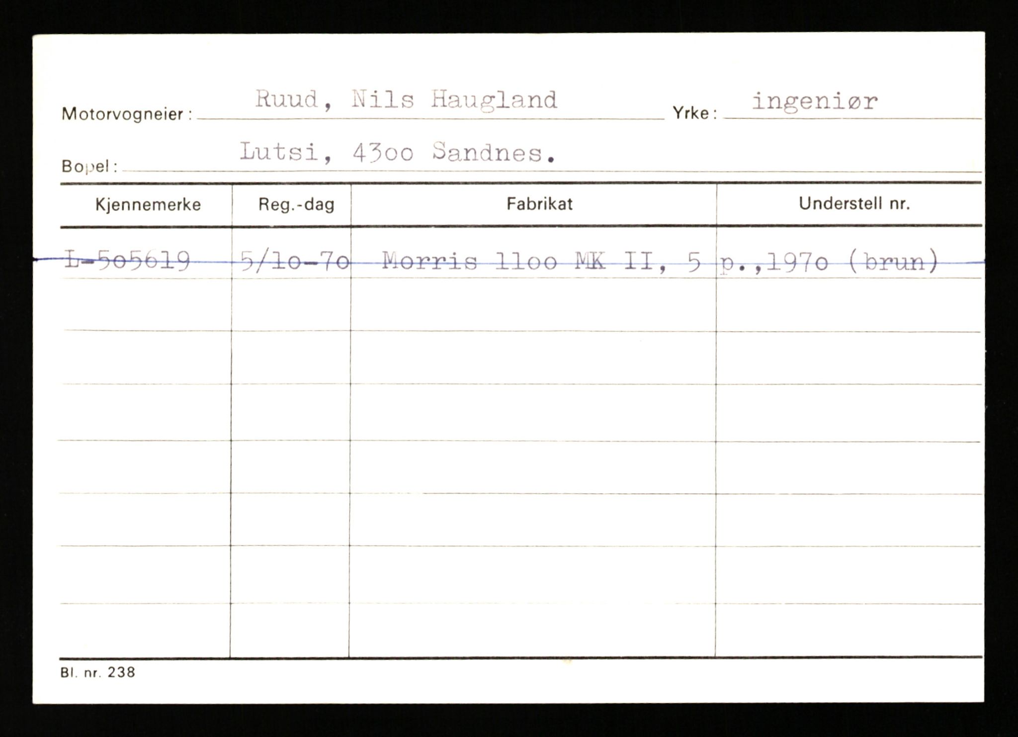 Stavanger trafikkstasjon, AV/SAST-A-101942/0/H/L0031: Refve - Ræg, 1930-1971, p. 2400