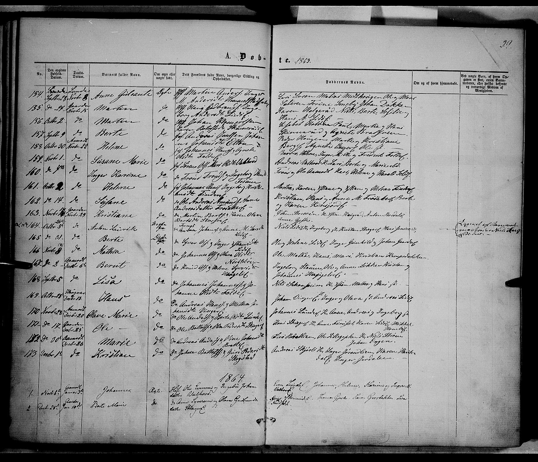 Nordre Land prestekontor, SAH/PREST-124/H/Ha/Haa/L0001: Parish register (official) no. 1, 1860-1871, p. 29