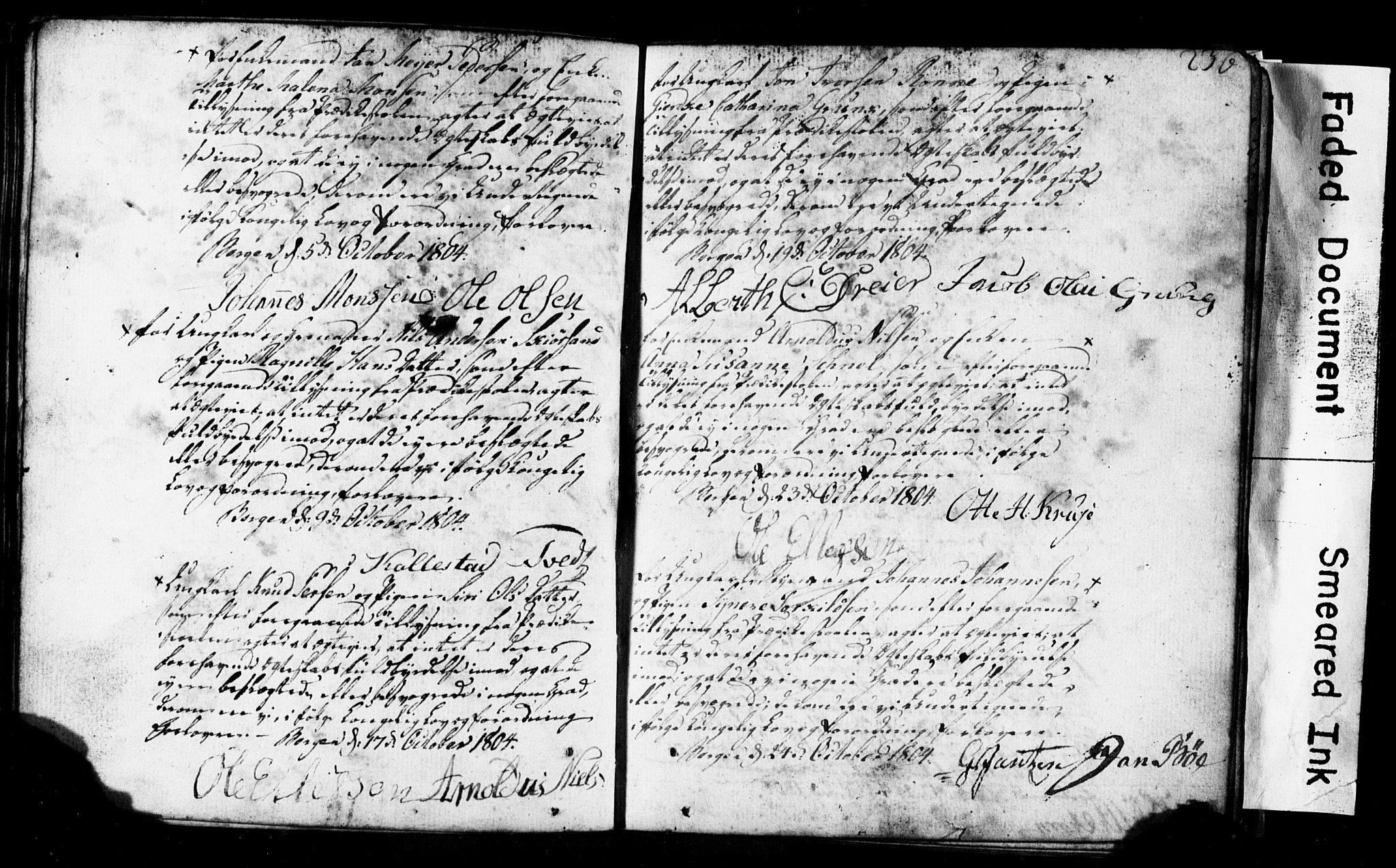 Korskirken sokneprestembete, SAB/A-76101: Best man's statements no. II.5.1, 1776-1816, p. 236