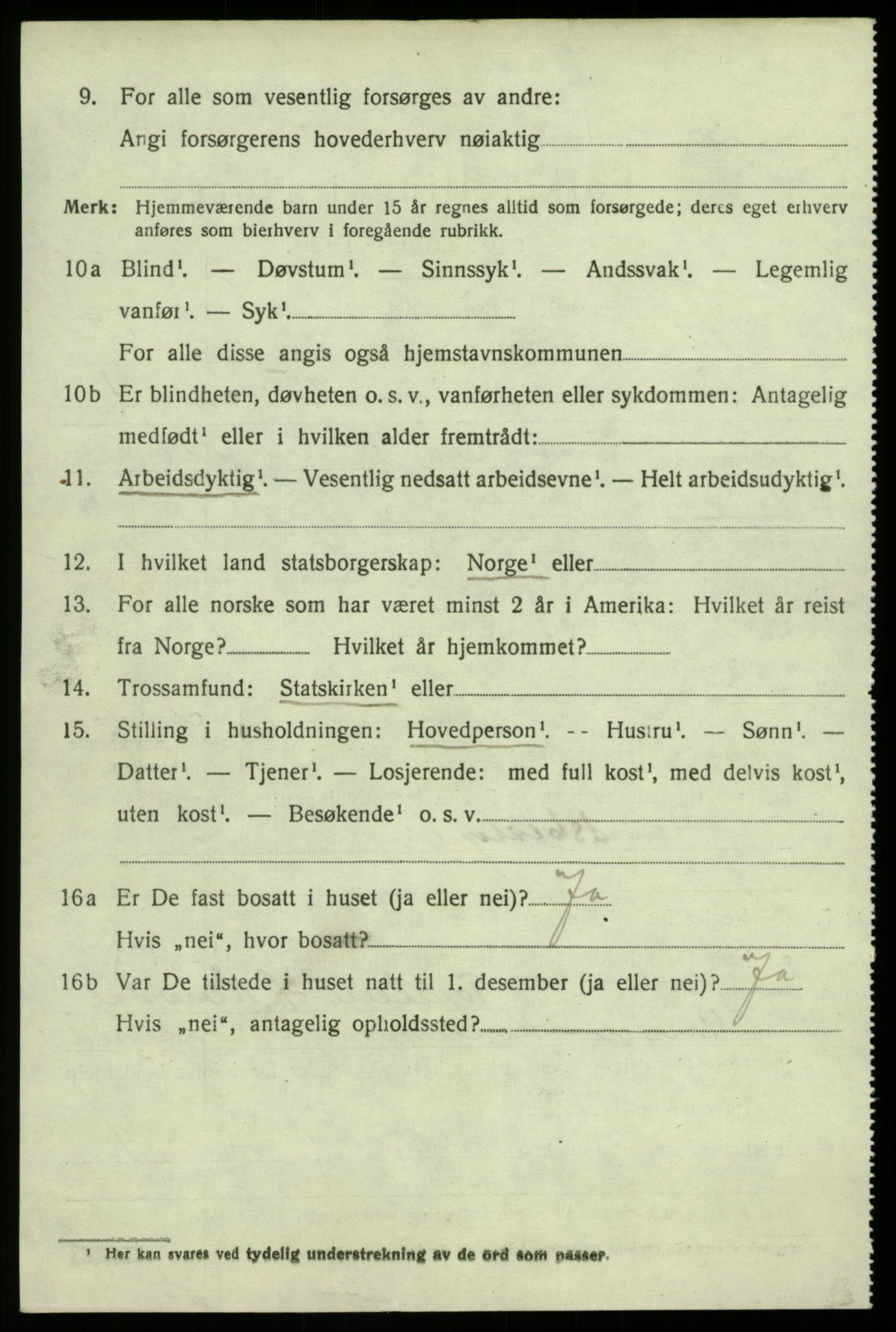 SAB, 1920 census for Alversund, 1920, p. 8247