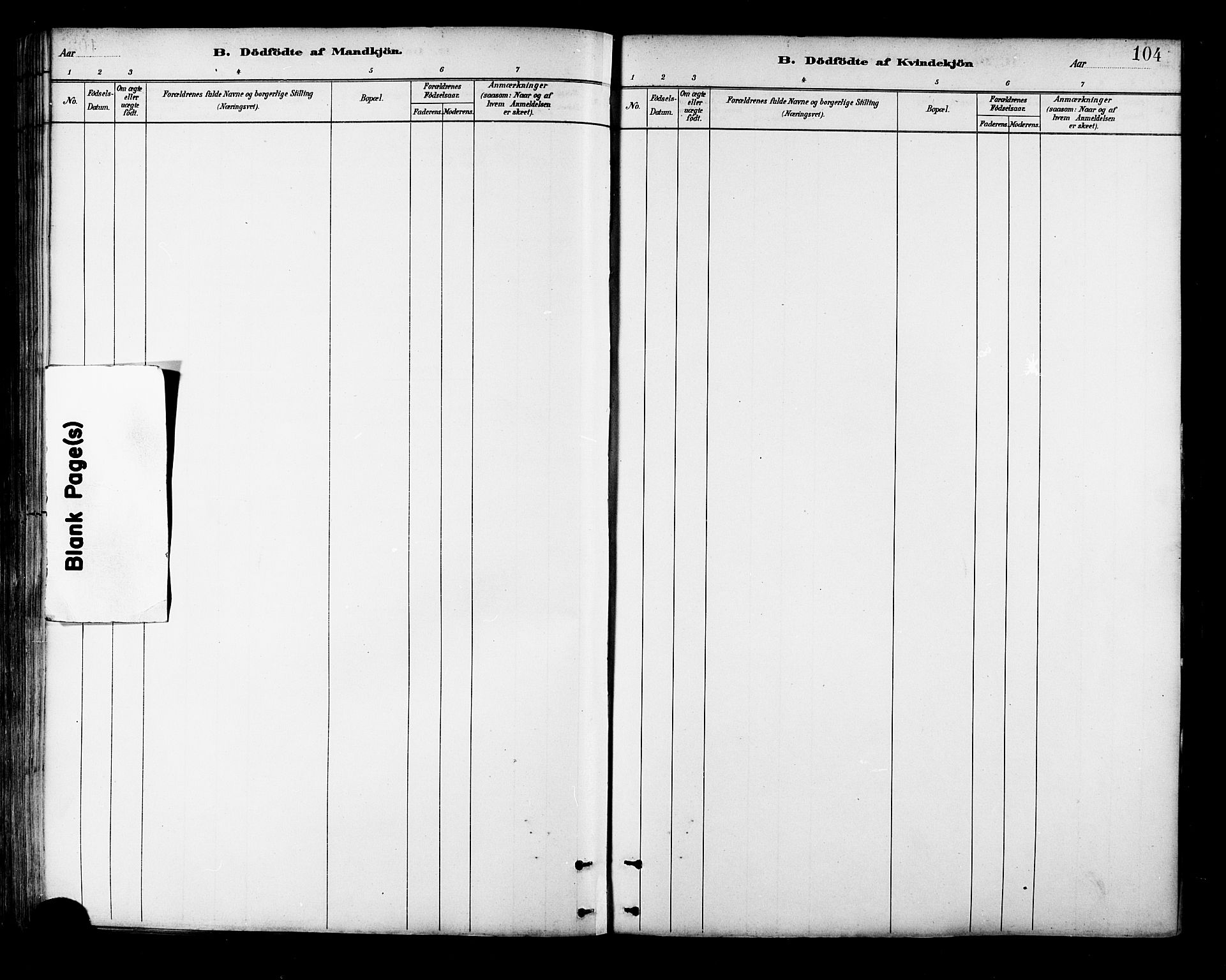 Ministerialprotokoller, klokkerbøker og fødselsregistre - Nordland, AV/SAT-A-1459/881/L1167: Parish register (copy) no. 881C04, 1886-1899, p. 104