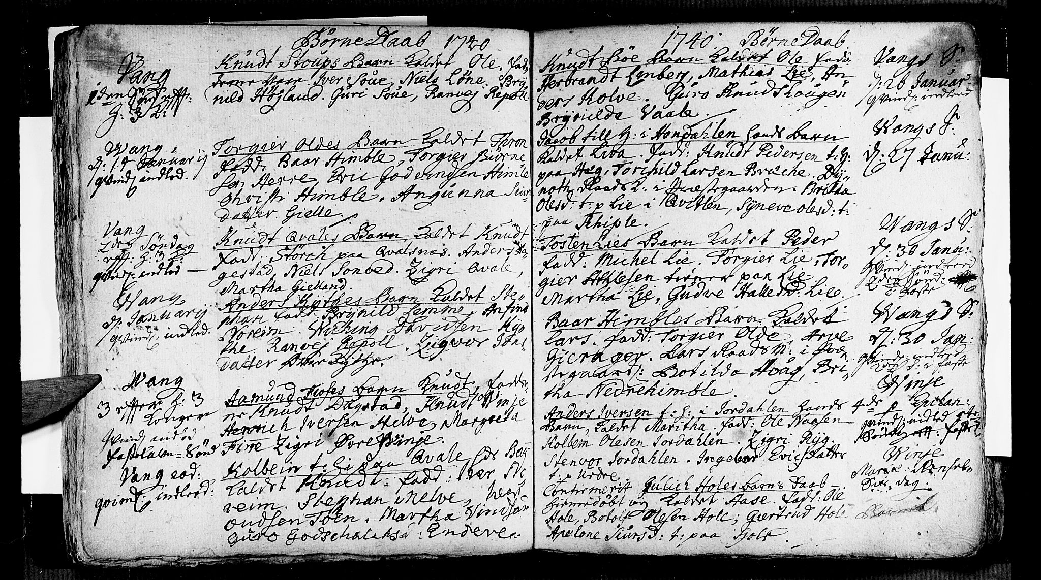 Voss sokneprestembete, AV/SAB-A-79001/H/Haa: Parish register (official) no. A 5, 1736-1743, p. 78