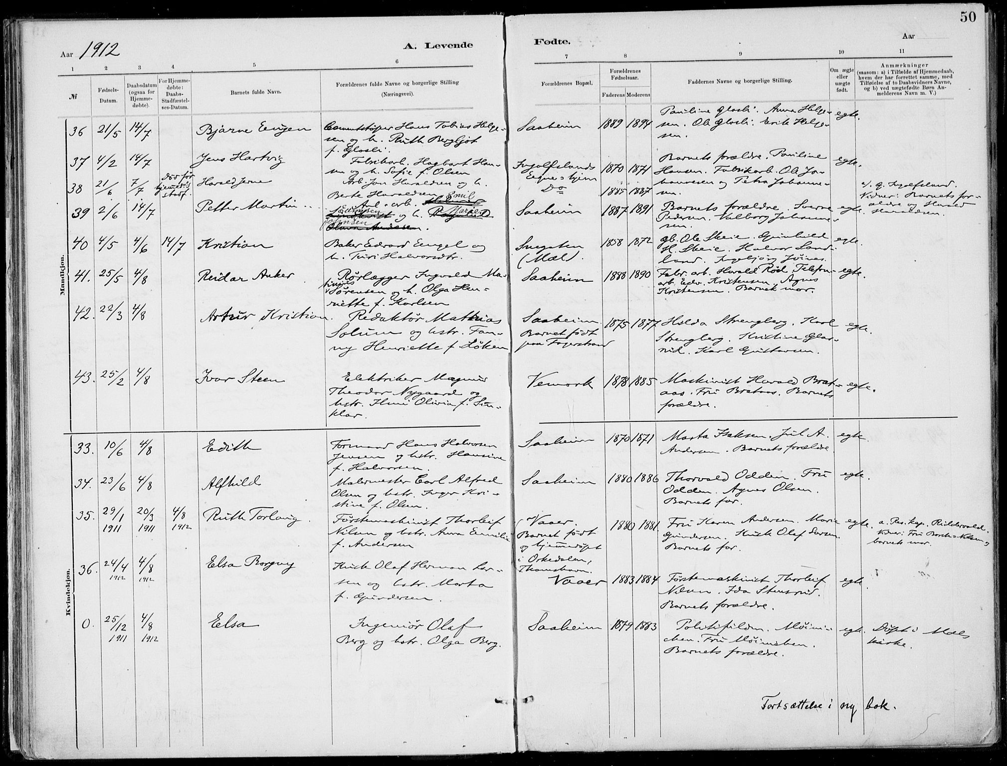 Rjukan kirkebøker, AV/SAKO-A-294/F/Fa/L0001: Parish register (official) no. 1, 1878-1912, p. 50