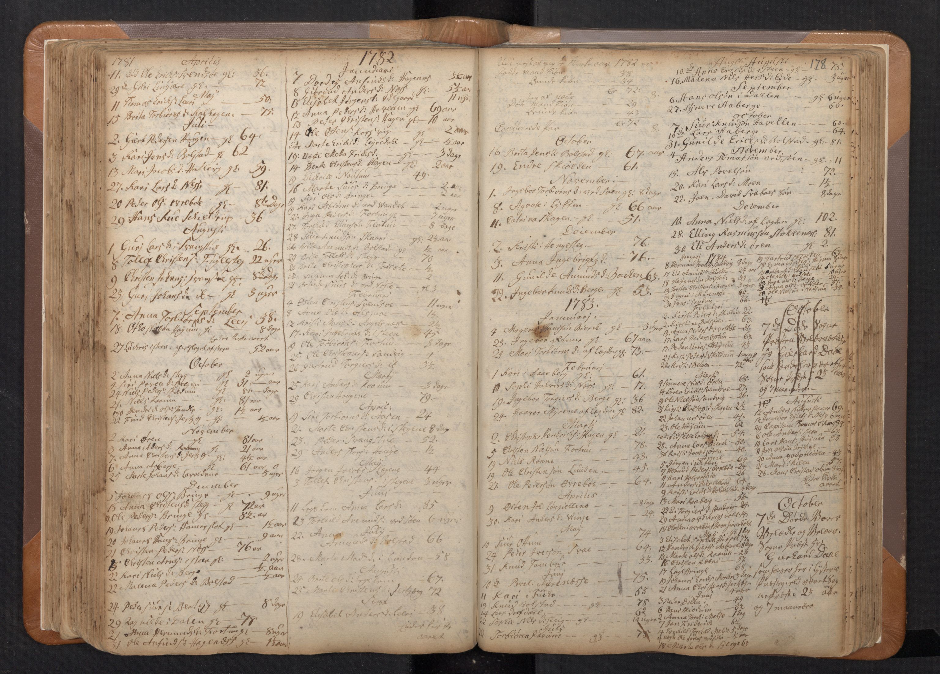Luster sokneprestembete, AV/SAB-A-81101/H/Haa/Haaa/L0002: Parish register (official) no. A 2, 1751-1796, p. 177b-178a
