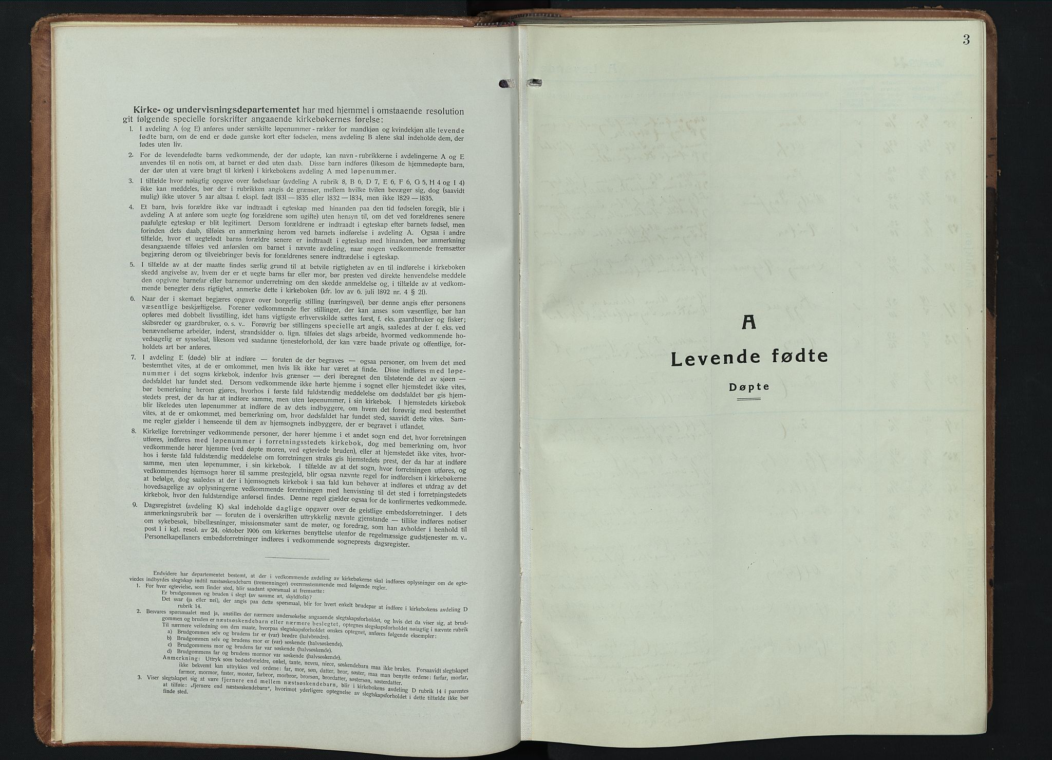 Elverum prestekontor, SAH/PREST-044/H/Ha/Hab/L0015: Parish register (copy) no. 15, 1922-1945, p. 3