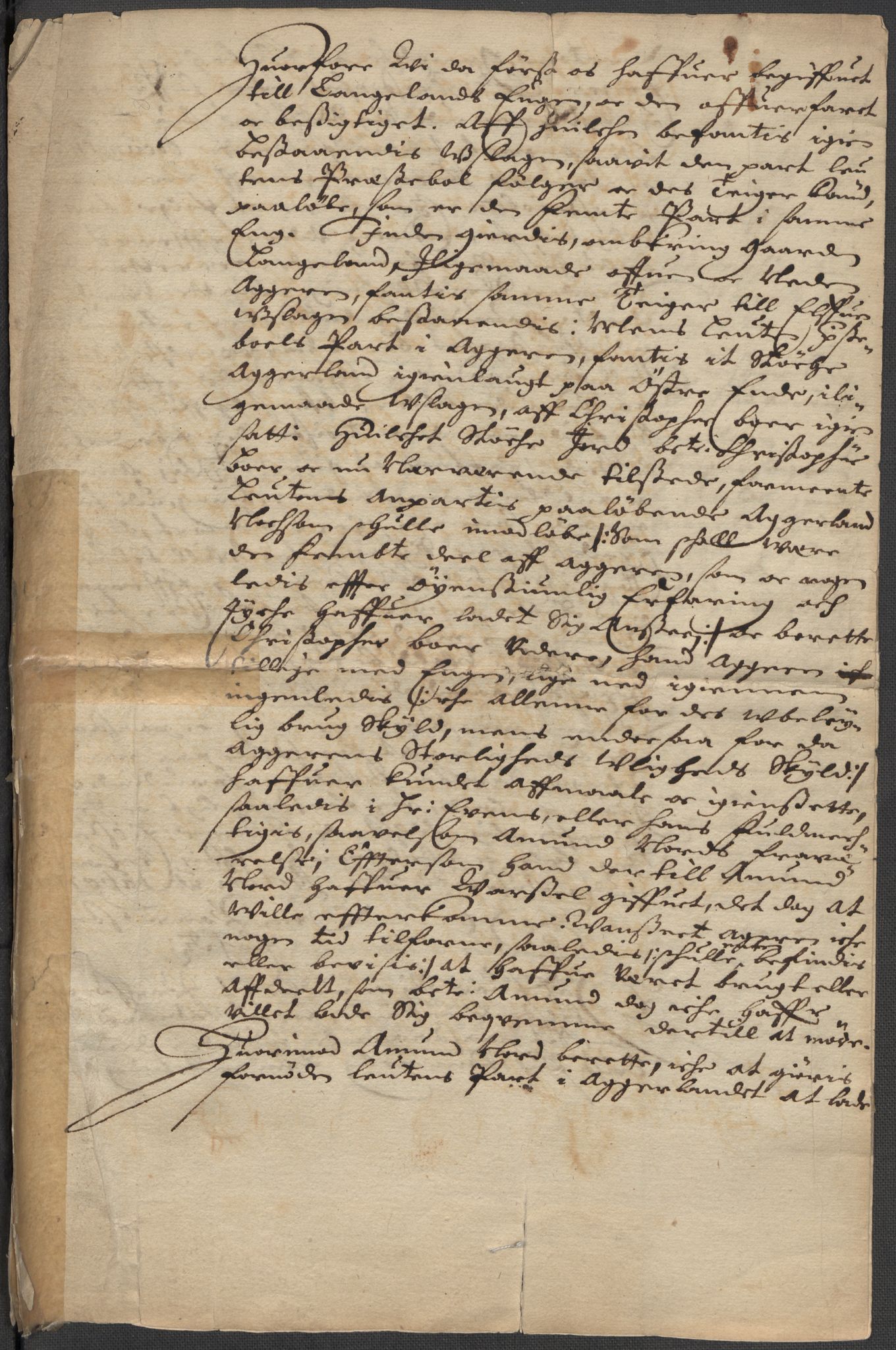 Riksarkivets diplomsamling, AV/RA-EA-5965/F15/L0011: Prestearkiv - Hedmark, 1575-1735, p. 129