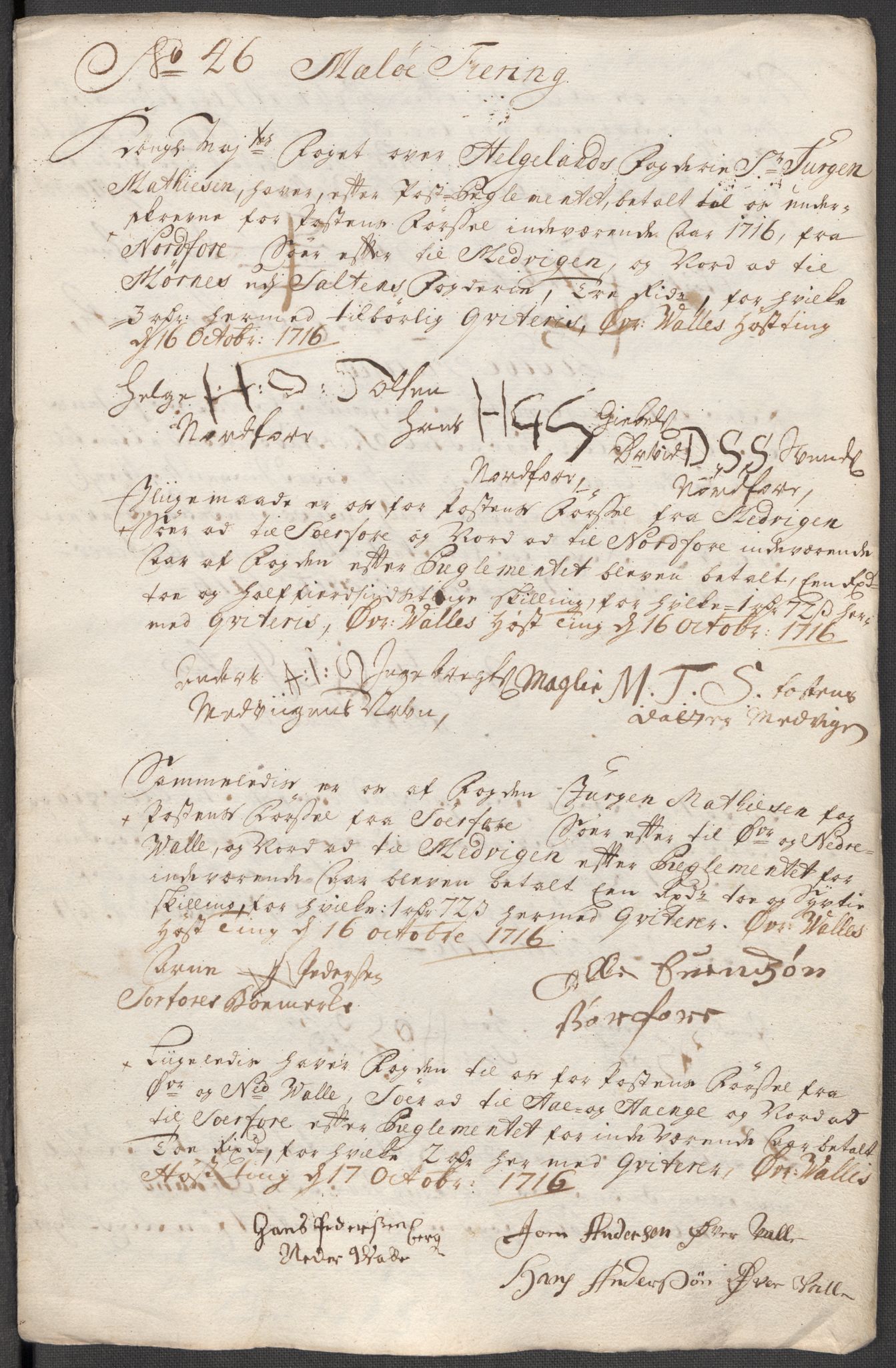 Rentekammeret inntil 1814, Reviderte regnskaper, Fogderegnskap, AV/RA-EA-4092/R65/L4514: Fogderegnskap Helgeland, 1716, p. 300
