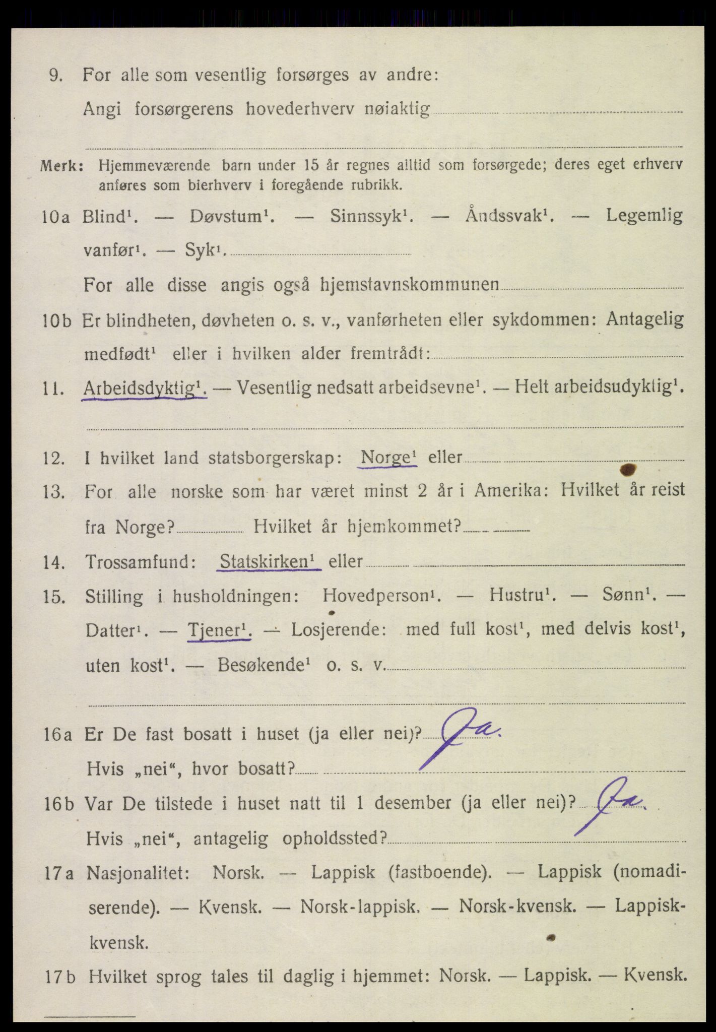 SAT, 1920 census for Brønnøy, 1920, p. 7769