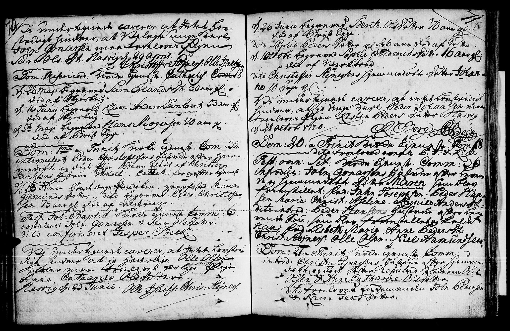 Loppa sokneprestkontor, SATØ/S-1339/H/Ha/L0001kirke: Parish register (official) no. 1 /2, 1753-1784, p. 70-71