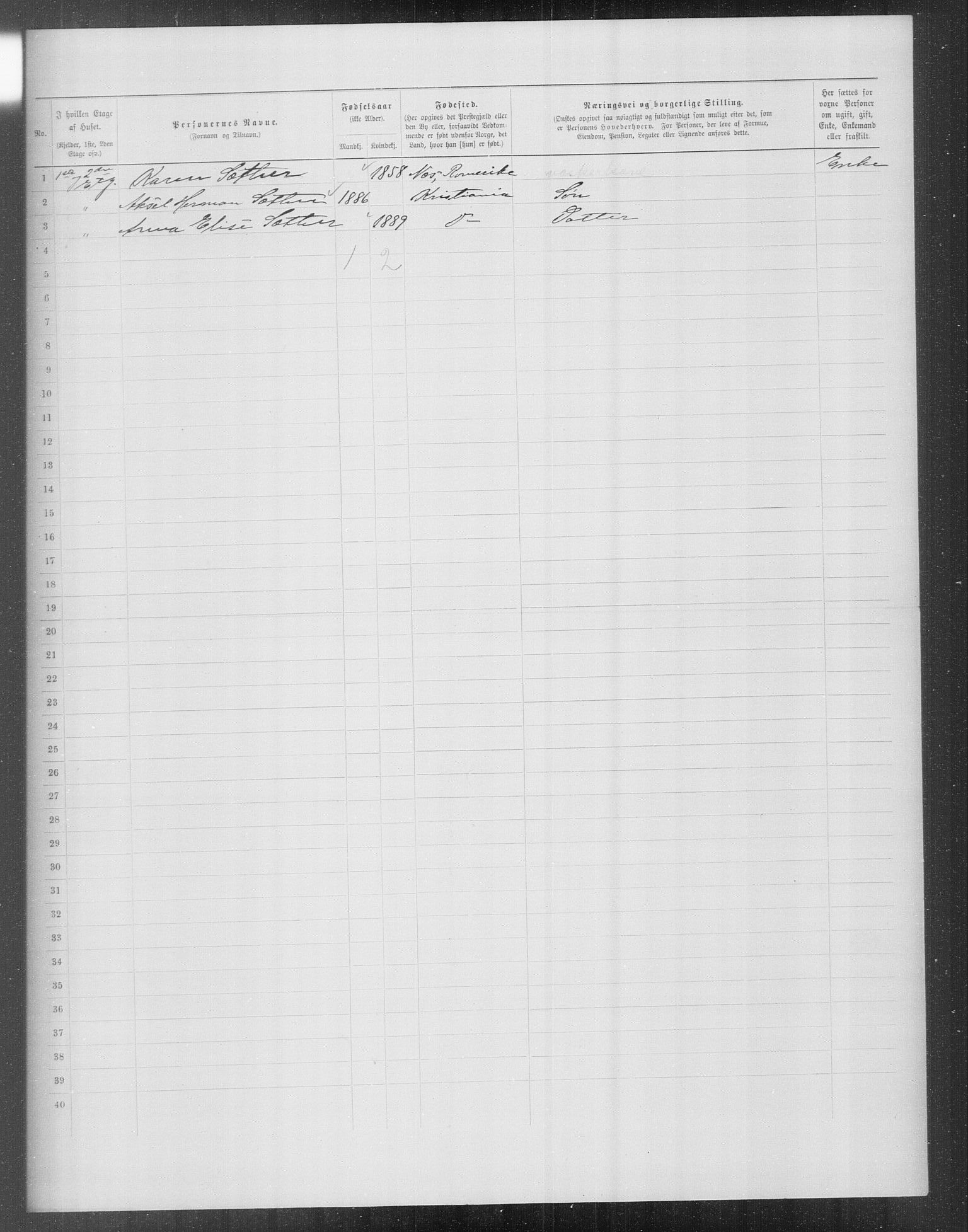 OBA, Municipal Census 1899 for Kristiania, 1899, p. 14772