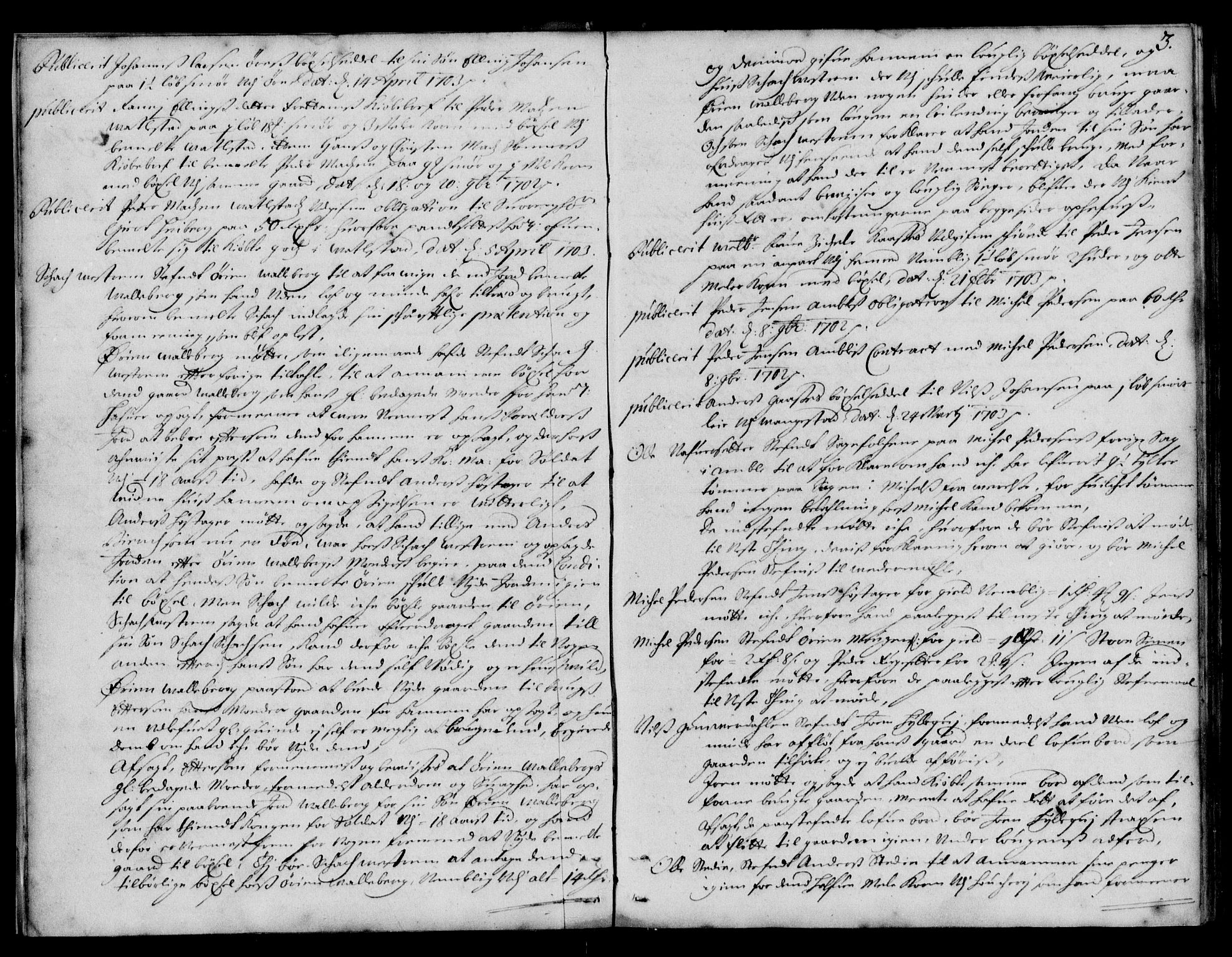 Indre Sogn tingrett, AV/SAB-A-3301/1/F/Fa/L0024: Tingbok 24, 1703, p. 2b-3a