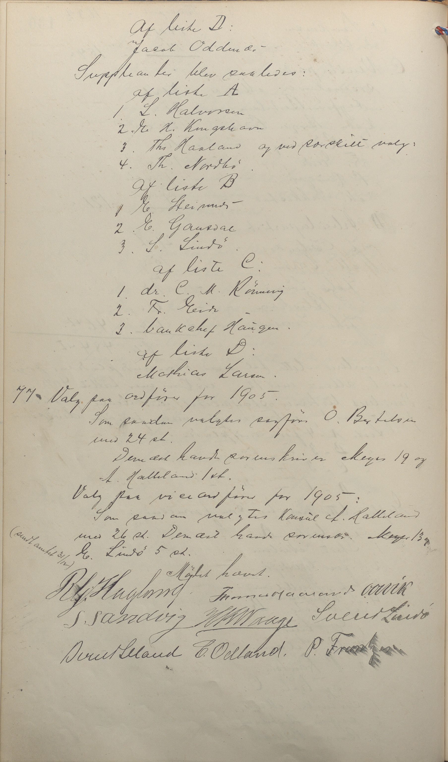 Haugesund kommune - Formannskapet, IKAR/X-0001/A/L0008: Møtebok, 1903-1906, p. 130b