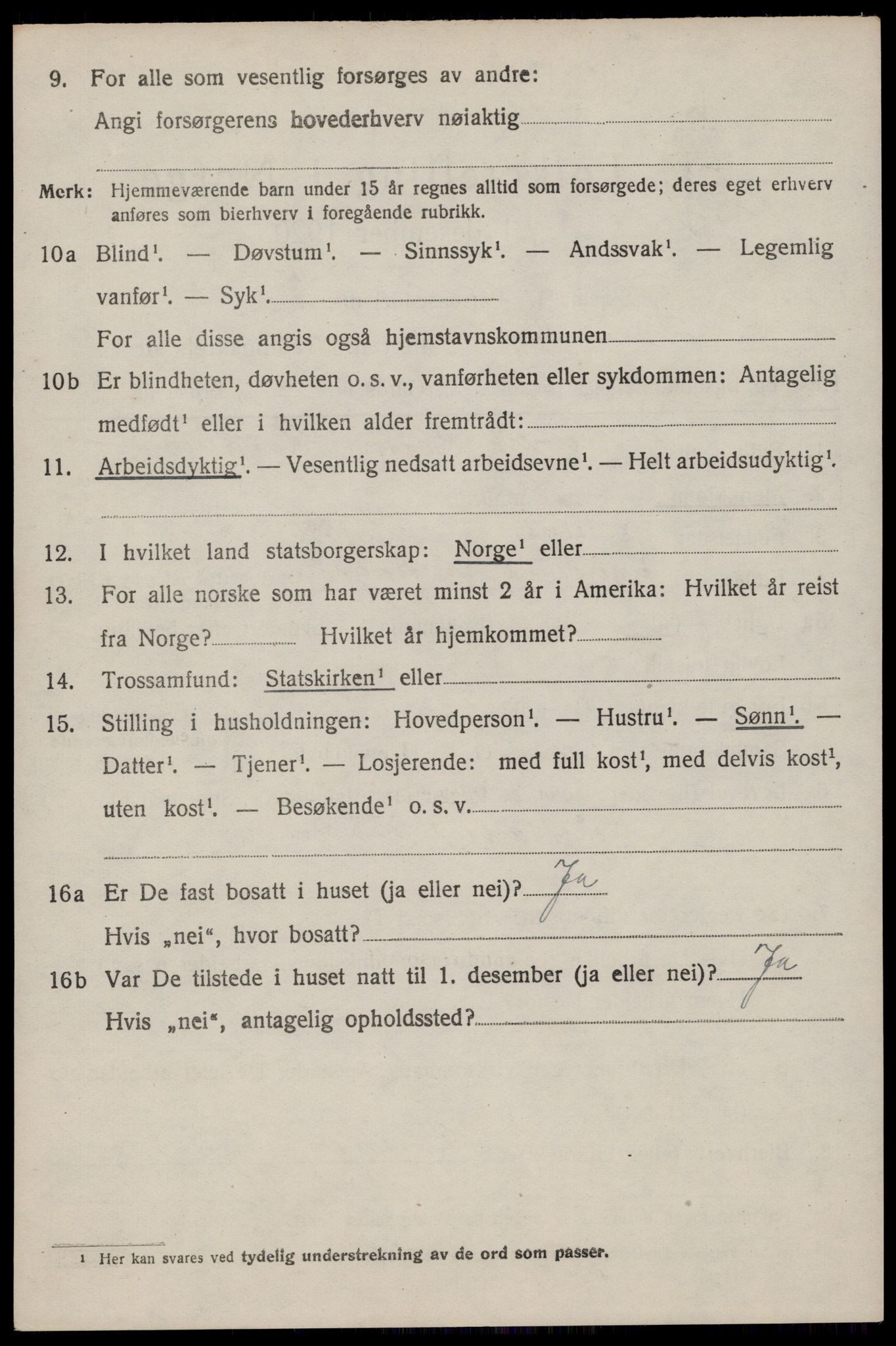 SAST, 1920 census for Ogna, 1920, p. 1886