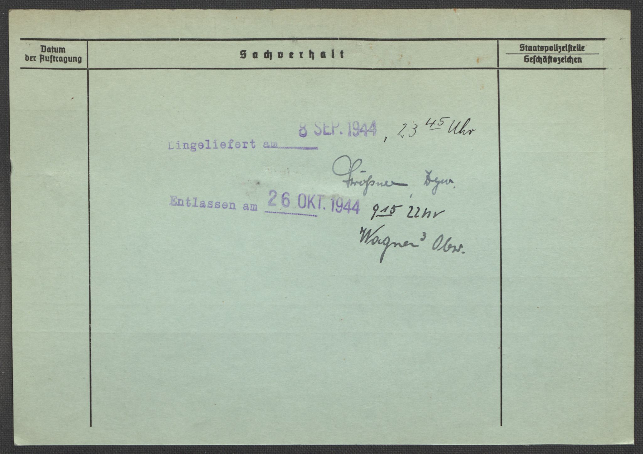 Befehlshaber der Sicherheitspolizei und des SD, AV/RA-RAFA-5969/E/Ea/Eaa/L0008: Register over norske fanger i Møllergata 19: Oelze-Ru, 1940-1945, p. 893