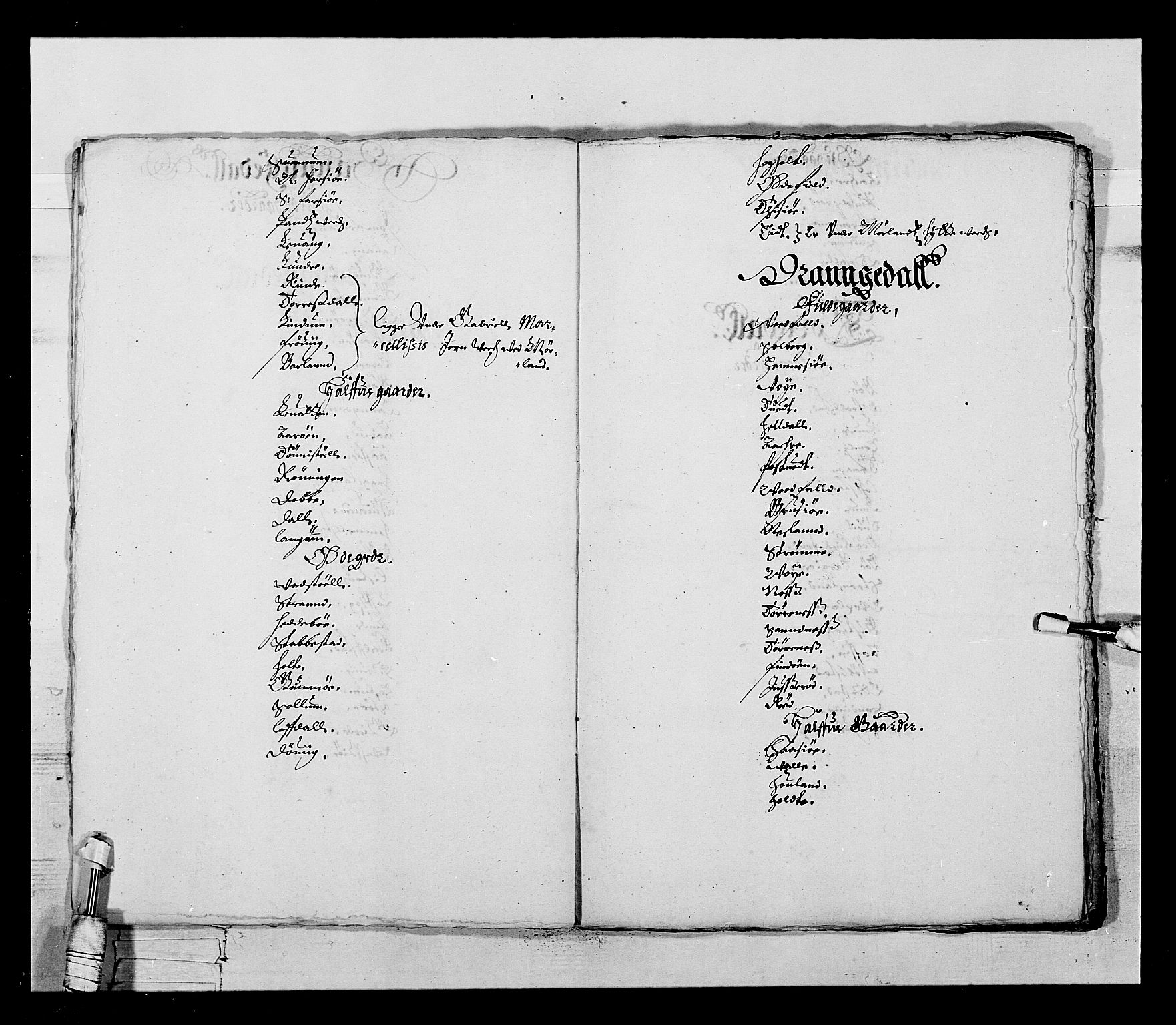 Stattholderembetet 1572-1771, RA/EA-2870/Ek/L0022/0005: Jordebøker 1633-1658: / En liste over soldatlegg og en liste over gårder i Bratsberg len, 1642-1644, p. 45