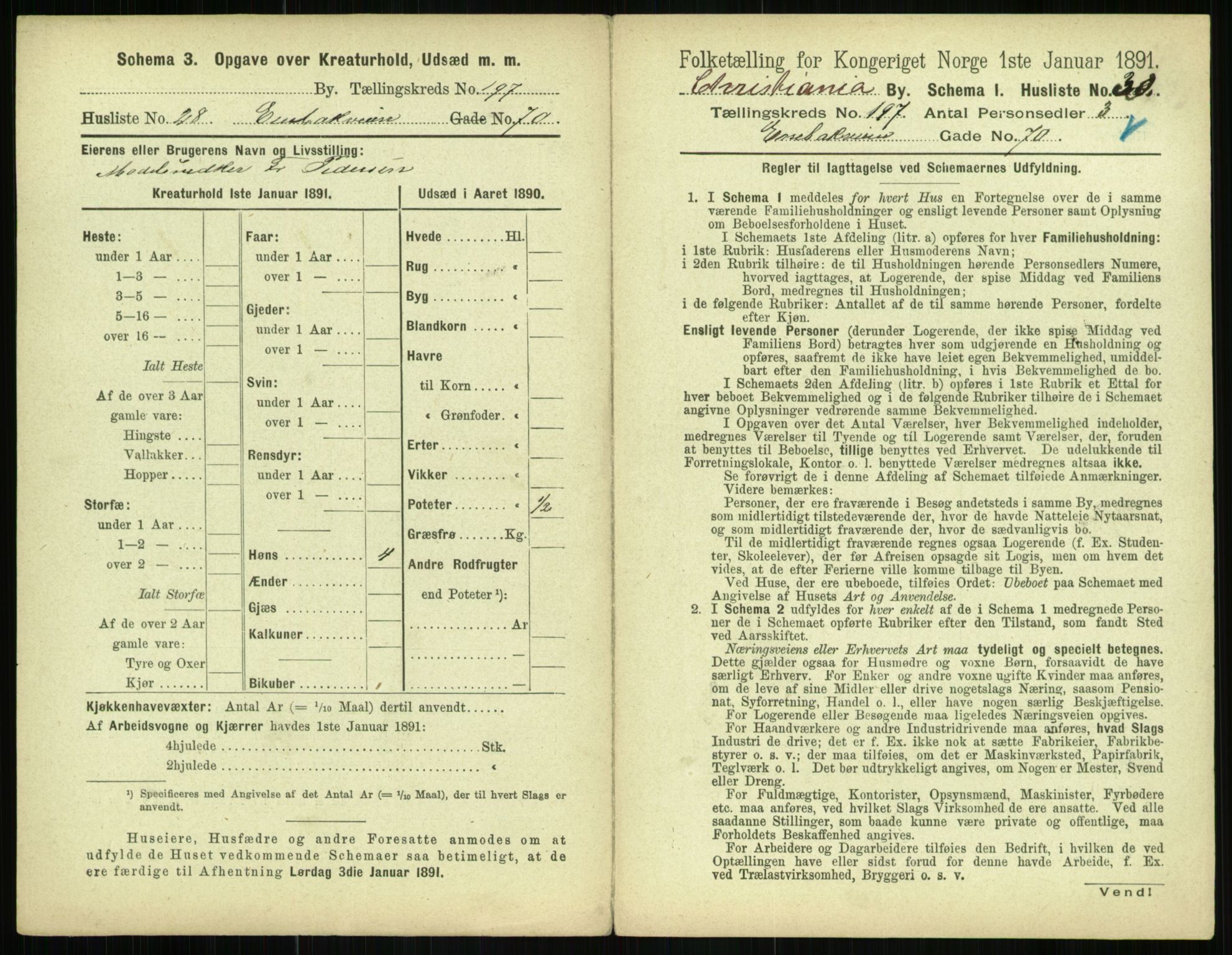 RA, 1891 census for 0301 Kristiania, 1891, p. 118795