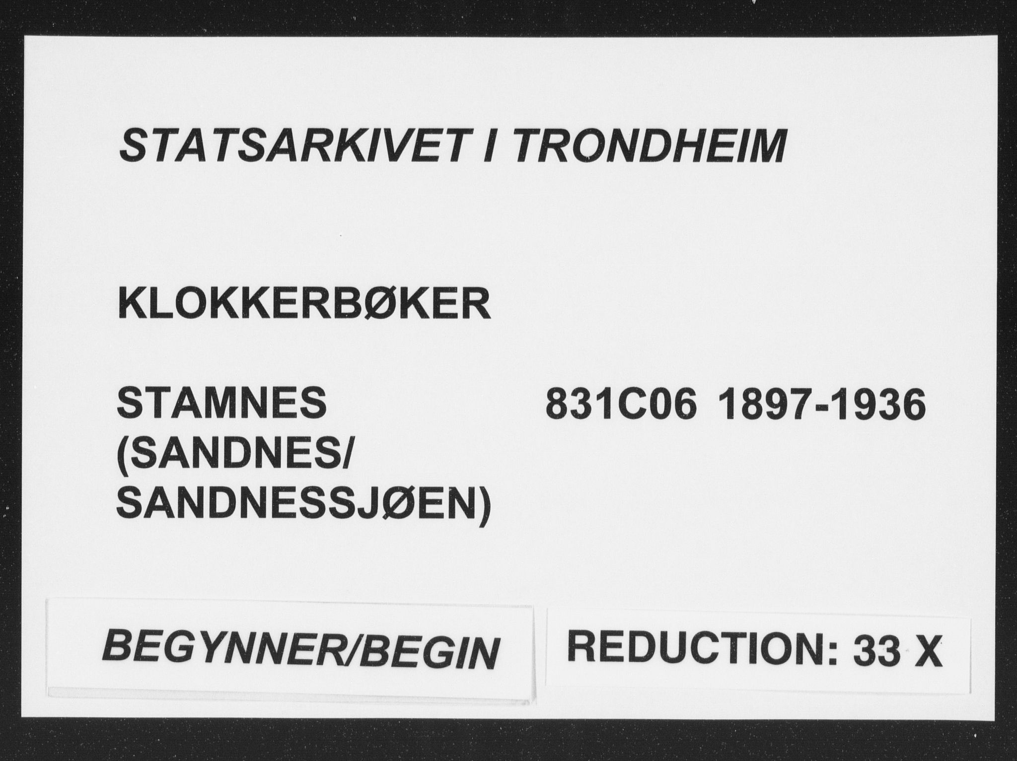 Ministerialprotokoller, klokkerbøker og fødselsregistre - Nordland, SAT/A-1459/831/L0479: Parish register (copy) no. 831C06, 1897-1936