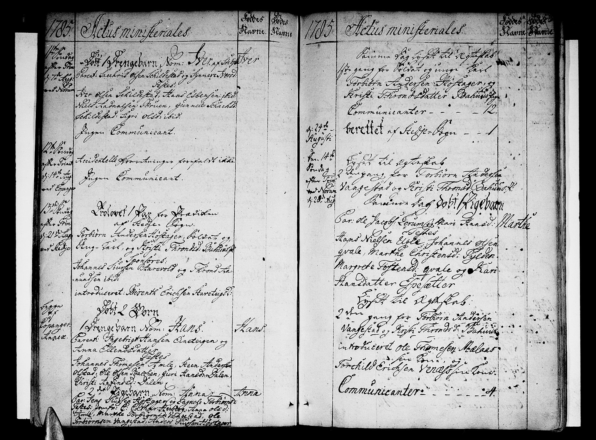 Sogndal sokneprestembete, SAB/A-81301/H/Haa/Haaa/L0007: Parish register (official) no. A 7, 1782-1795, p. 53