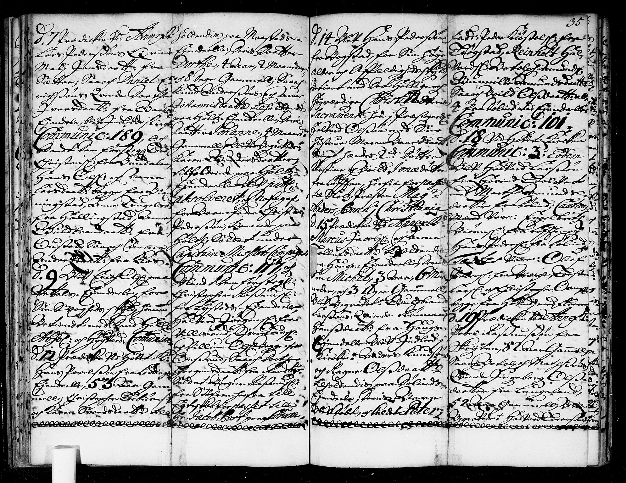 Ullensaker prestekontor Kirkebøker, AV/SAO-A-10236a/F/Fa/L0004: Parish register (official) no. I 4, 1721-1723, p. 35