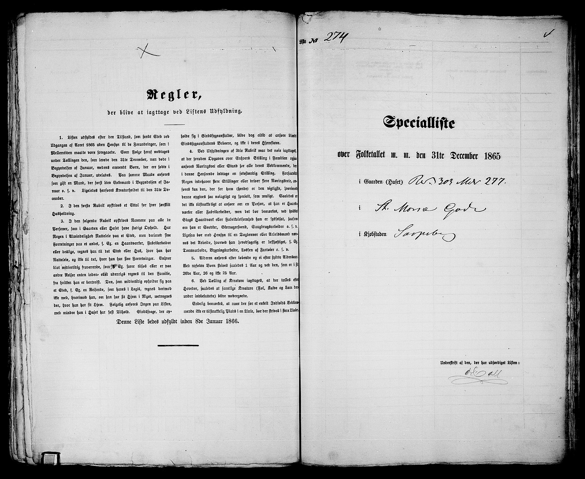 RA, 1865 census for Sarpsborg, 1865, p. 555