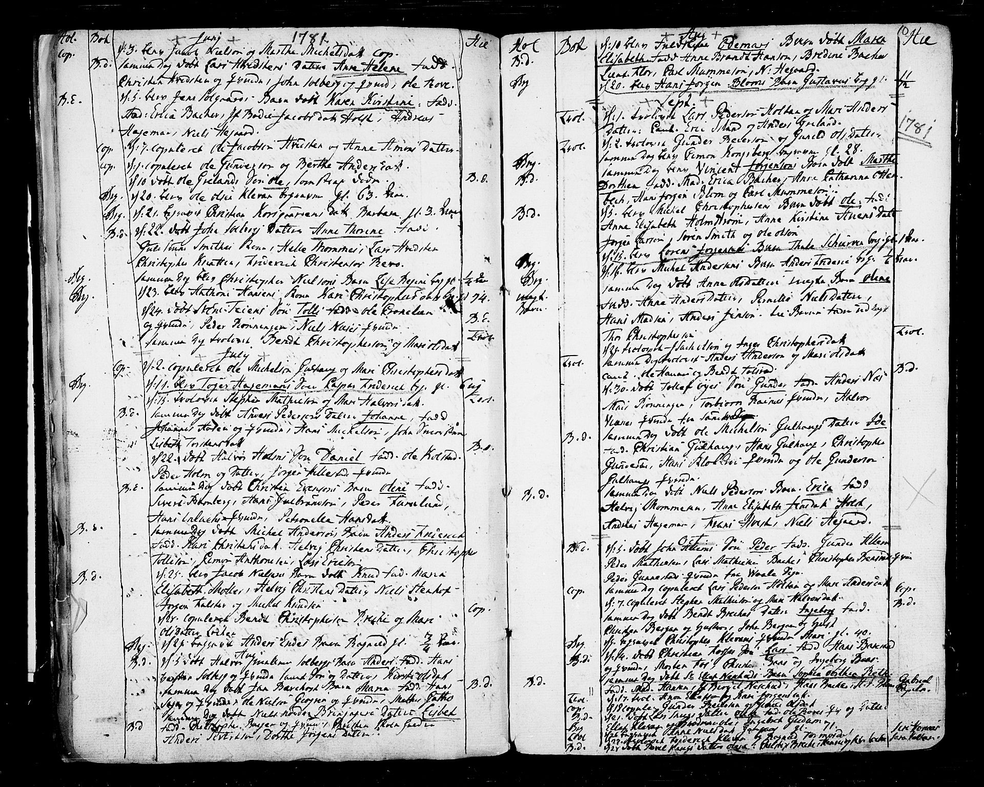 Botne kirkebøker, AV/SAKO-A-340/F/Fa/L0002: Parish register (official) no. I 2, 1779-1791, p. 10