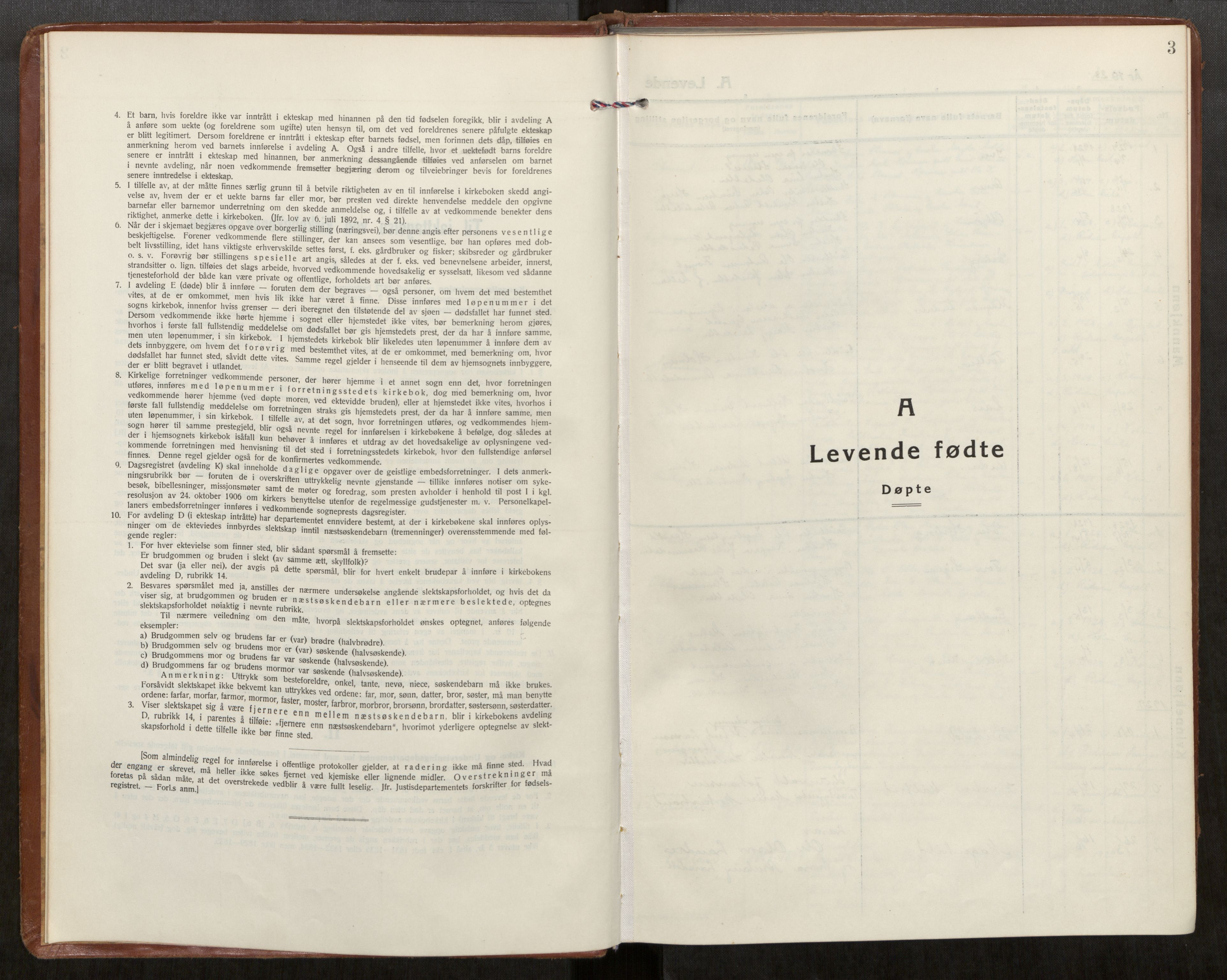 Ministerialprotokoller, klokkerbøker og fødselsregistre - Møre og Romsdal, SAT/A-1454/549/L0619: Parish register (official) no. 549A02, 1928-1951, p. 3