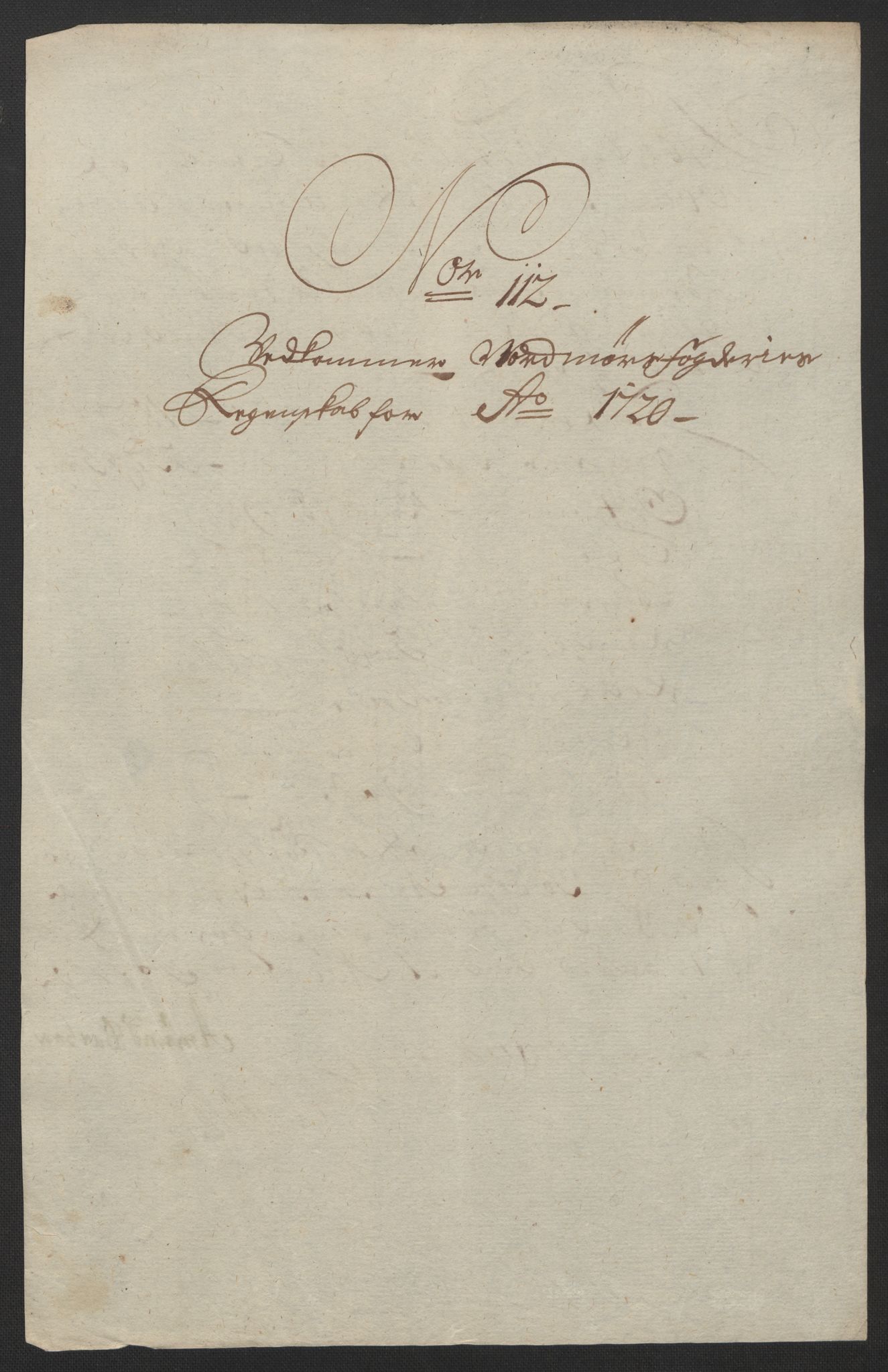 Rentekammeret inntil 1814, Reviderte regnskaper, Fogderegnskap, RA/EA-4092/R56/L3753: Fogderegnskap Nordmøre, 1720, p. 398