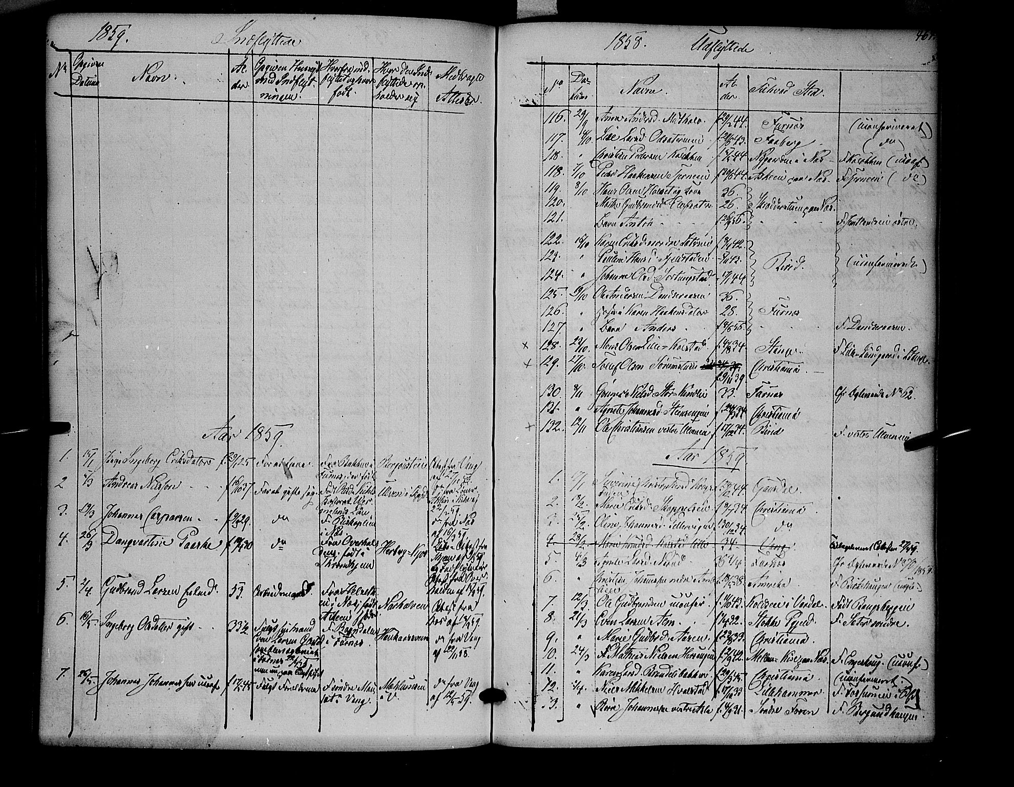 Ringsaker prestekontor, AV/SAH-PREST-014/K/Ka/L0009: Parish register (official) no. 9, 1850-1860, p. 464